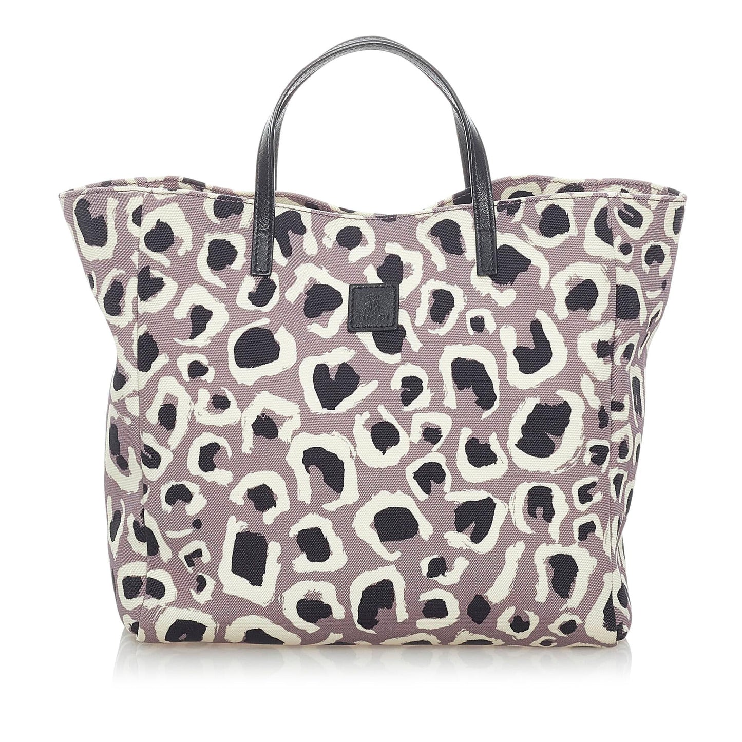 Gucci Leopard Printed SHG Nylon Tote Bag