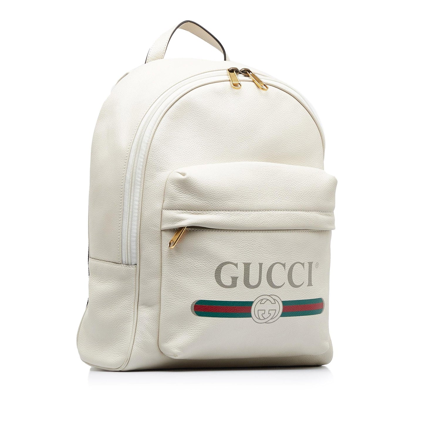 Gucci Backpack SHG-gROKQY Calf White Logo
