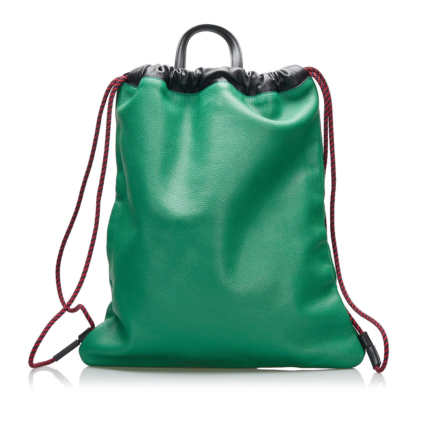Gucci Drawstring Backpack SHG-hyZod1 Calf Green Logo Jewelry