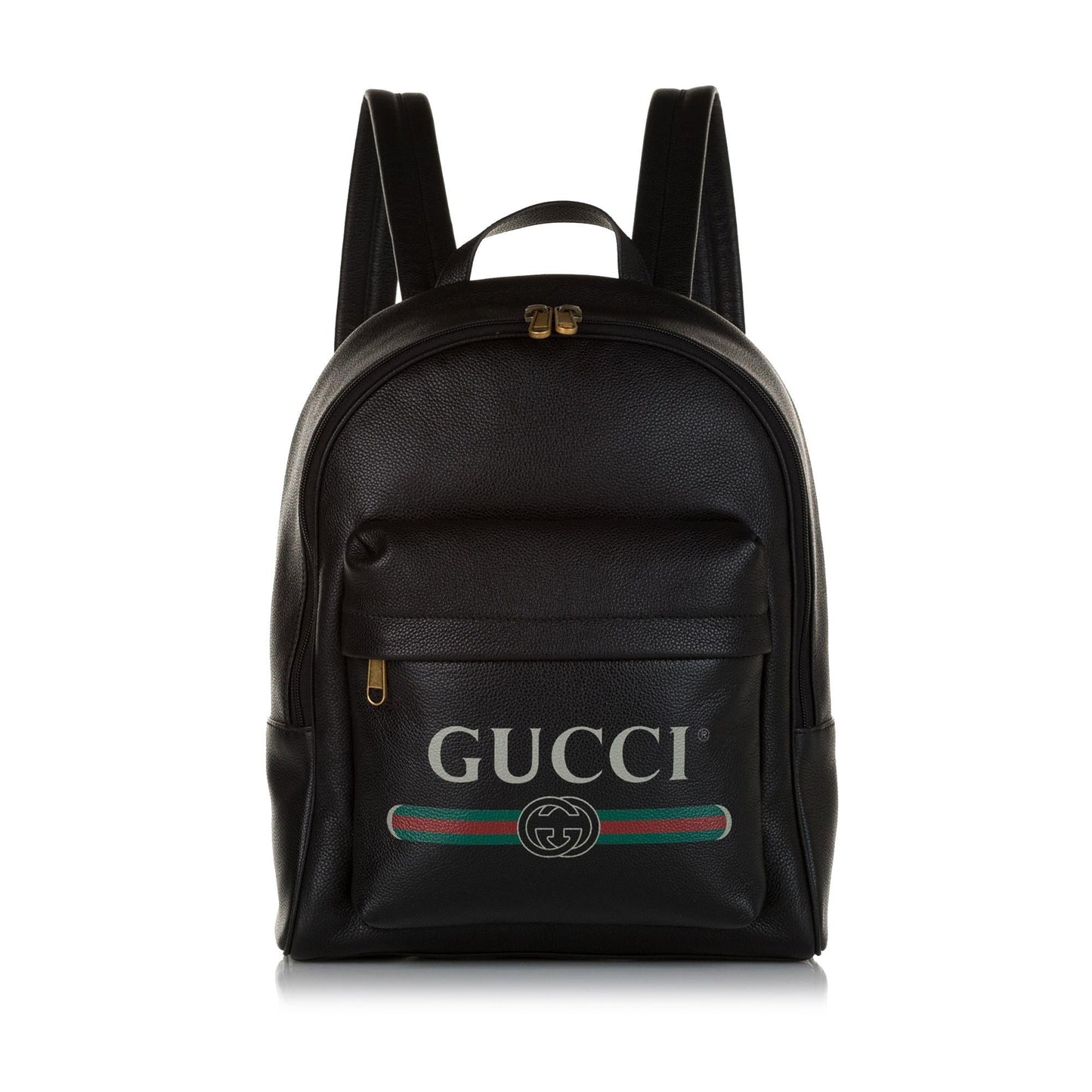 Gucci Backpack SHG Leather Calf Black Logo