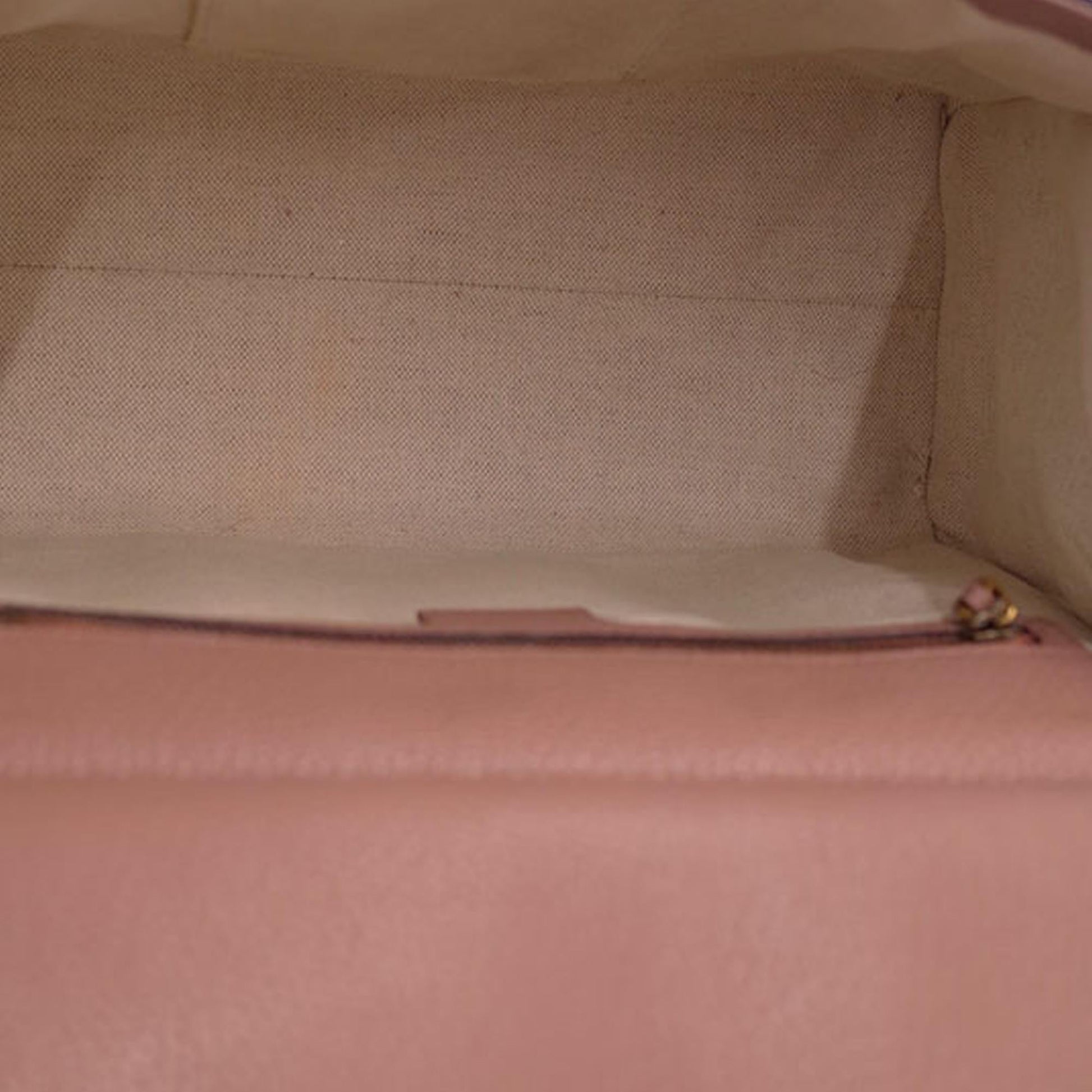 Gucci Marmont SHG Calf Pink Gold Top Handle Satchel Bag
