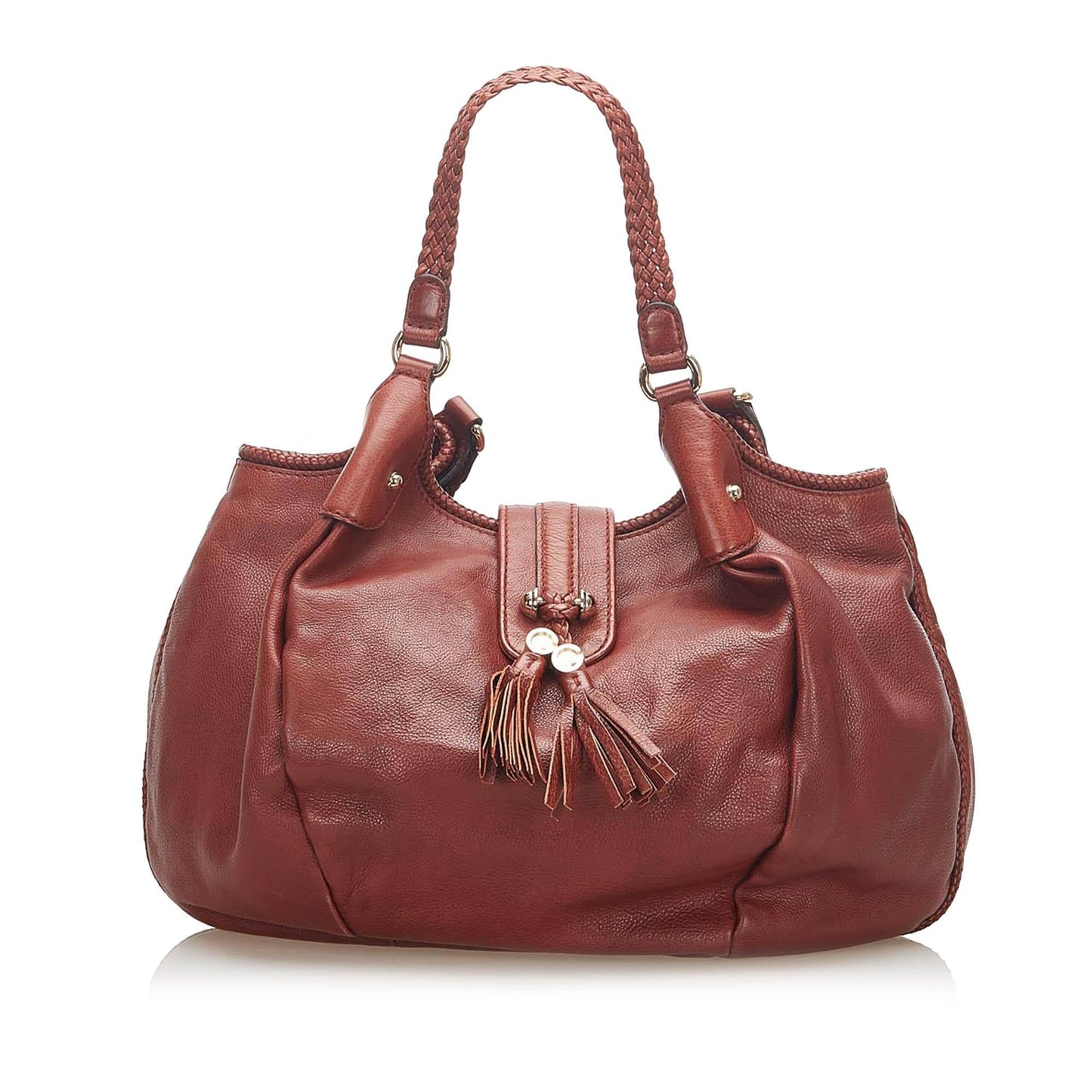 Gucci Marrakech SHG Leather Calf Red Shoulder Bag Bag Shg