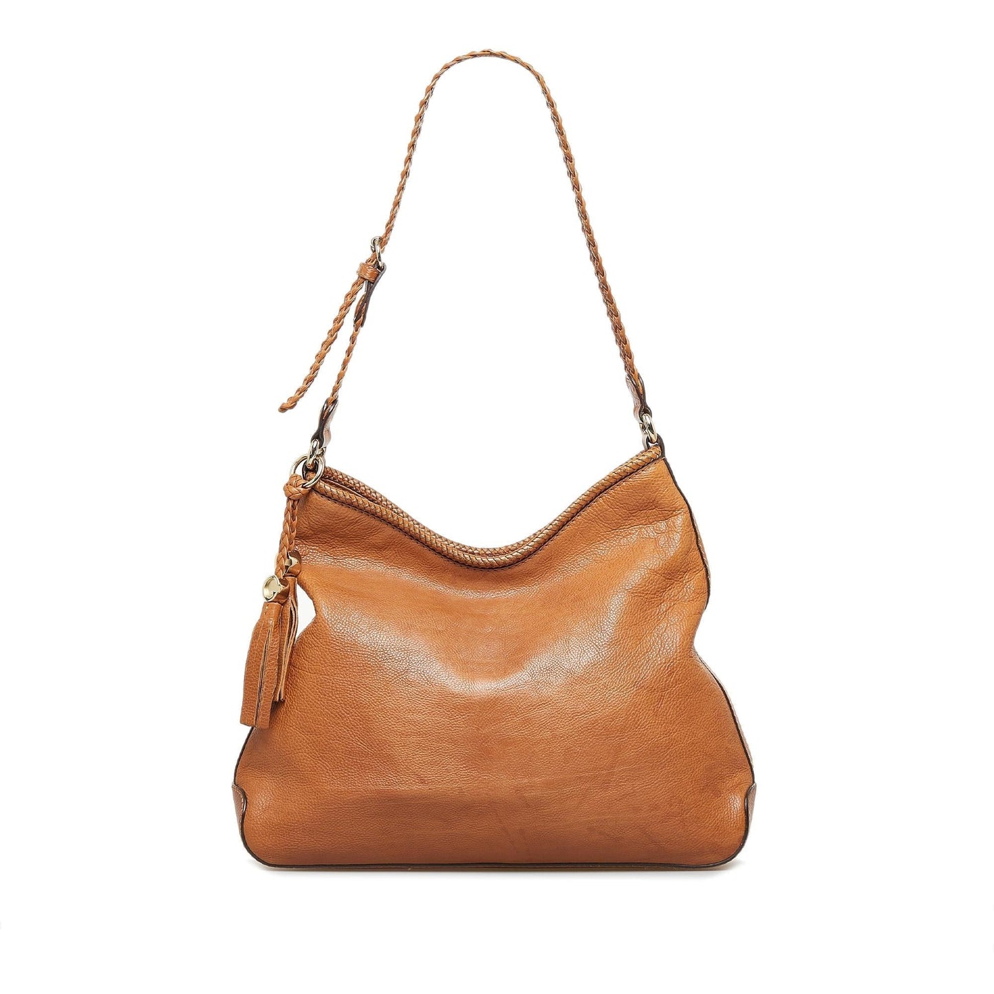 Gucci Marrakech SHG-gnoENi Leather Calf Brown Tote Bag