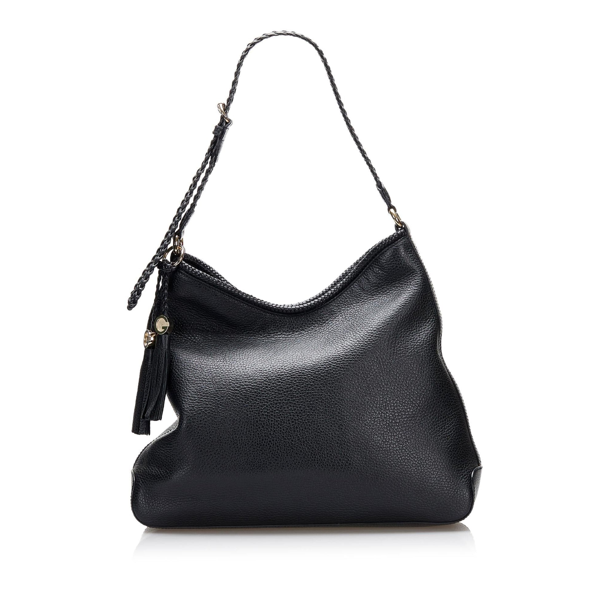 Gucci Marrakech SHG-z6Fpvf Calf Black Shoulder Bag