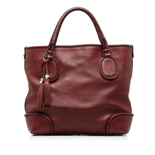 Gucci Marrakech SHG-jJvog5 Calf Red Tote Bag