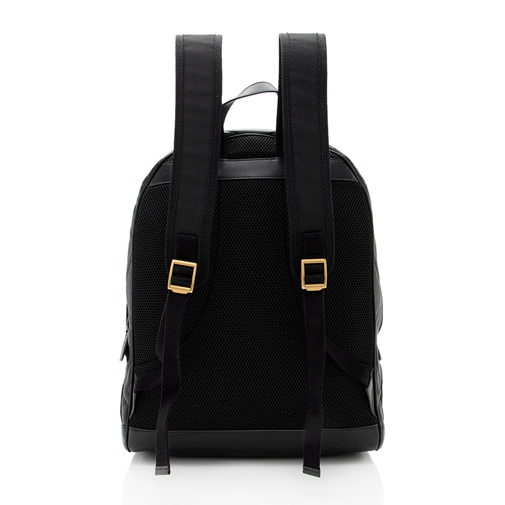 Gucci GG Marmont Day Backpack SHF Matelasse Leather Black Shoulder Bag