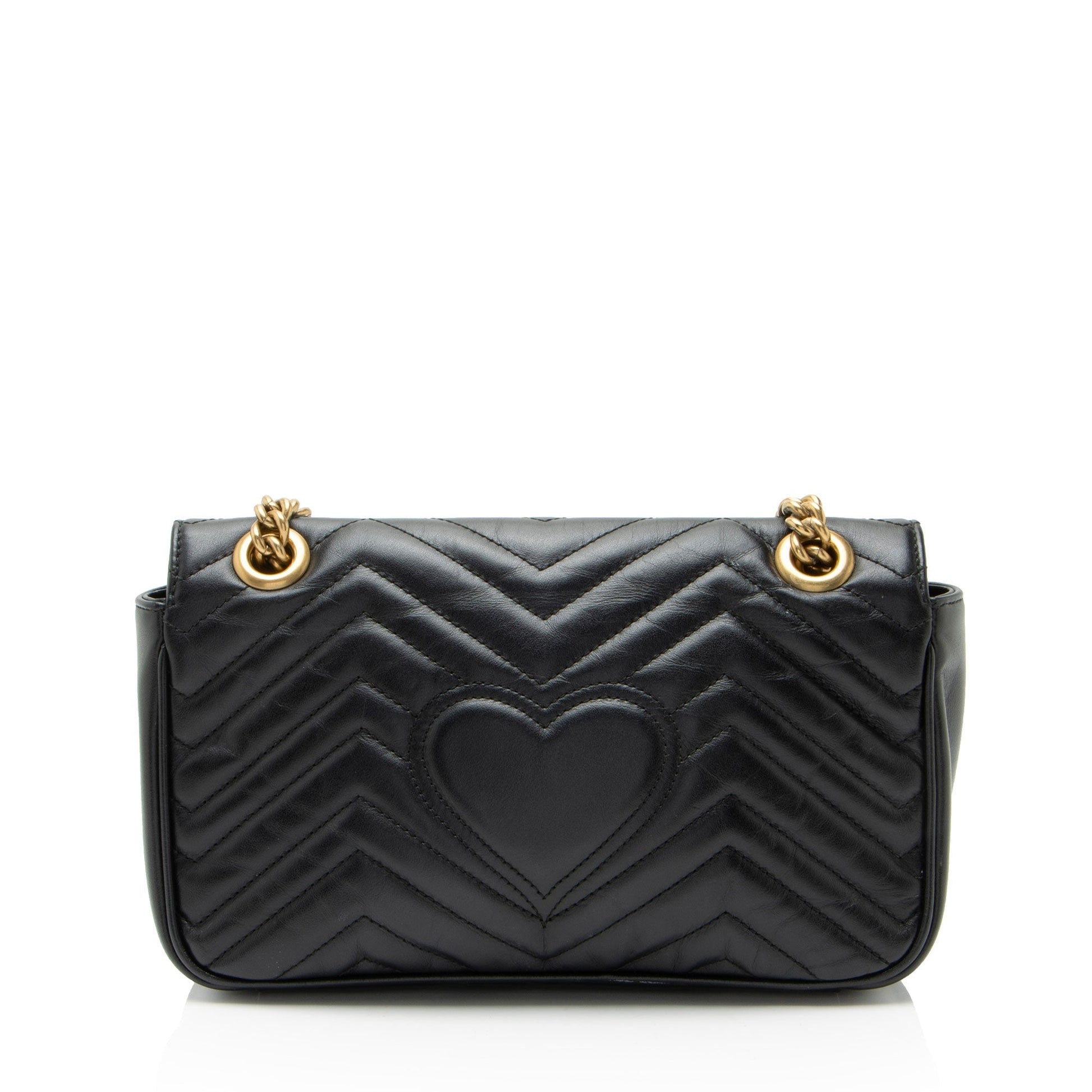 Gucci GG Marmont Matelasse Leather Medium Flap Crossbody Bag