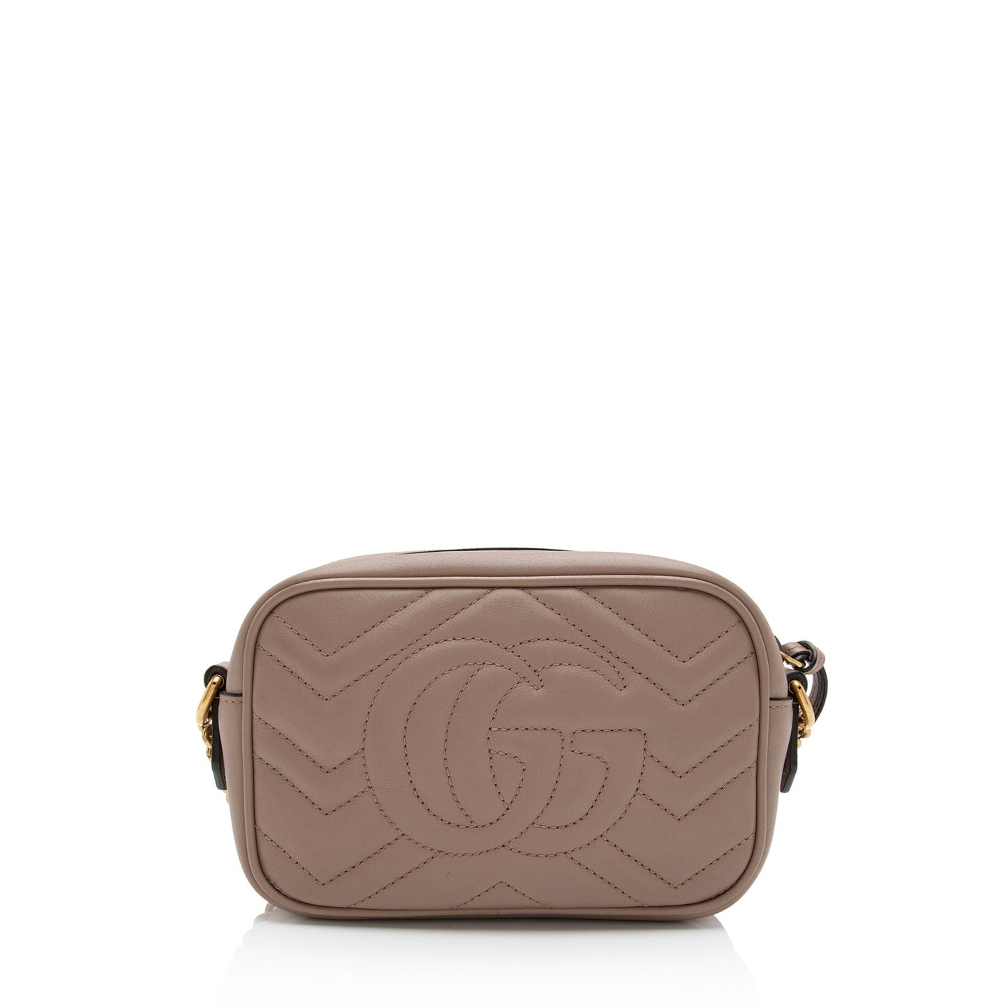 Gucci GG Marmont SHF-diq8aj Matelasse Leather Beige Mini Crossbody Bag