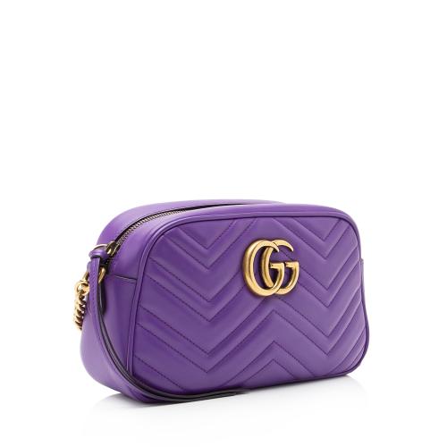 Gucci GG Marmont SHF-cwCJHo Matelasse Leather Small Crossbody Bag