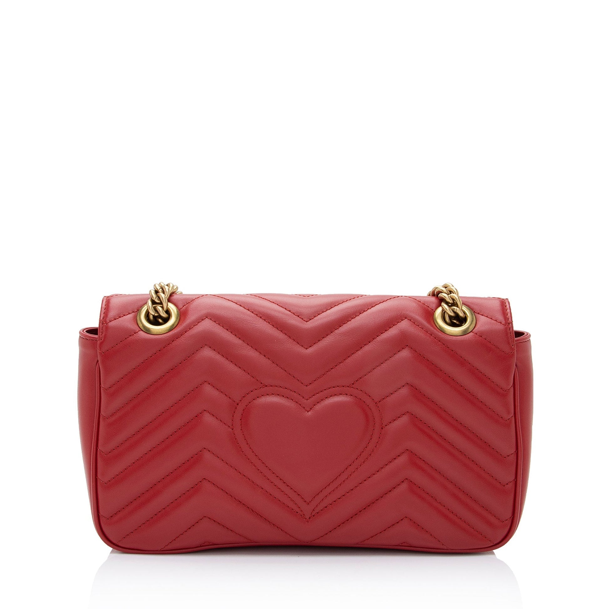 Gucci GG Marmont SHF-3fREDC Matelasse Leather Small Crossbody Bag