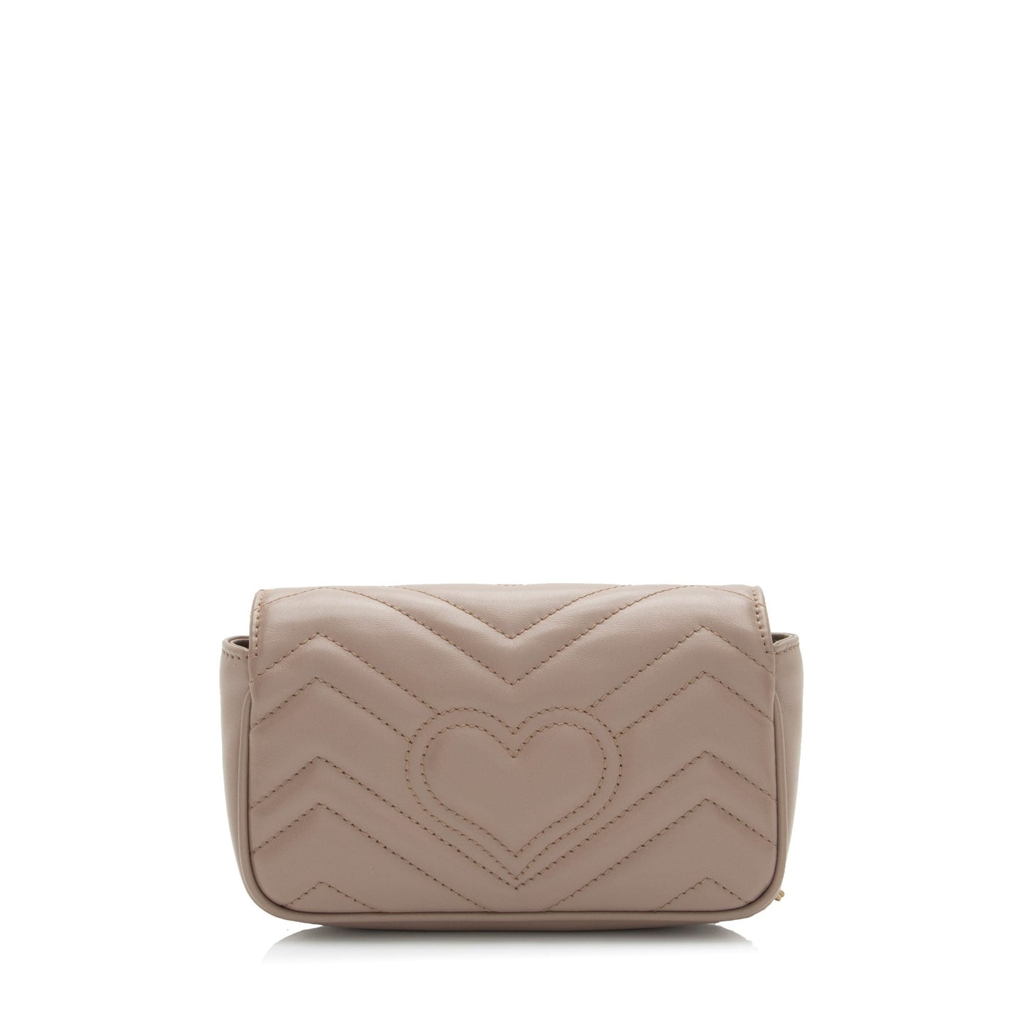 Gucci GG Marmont Super Flap SHF-TvhWqj Matelasse Leather Beige Mini Crossbody Bag