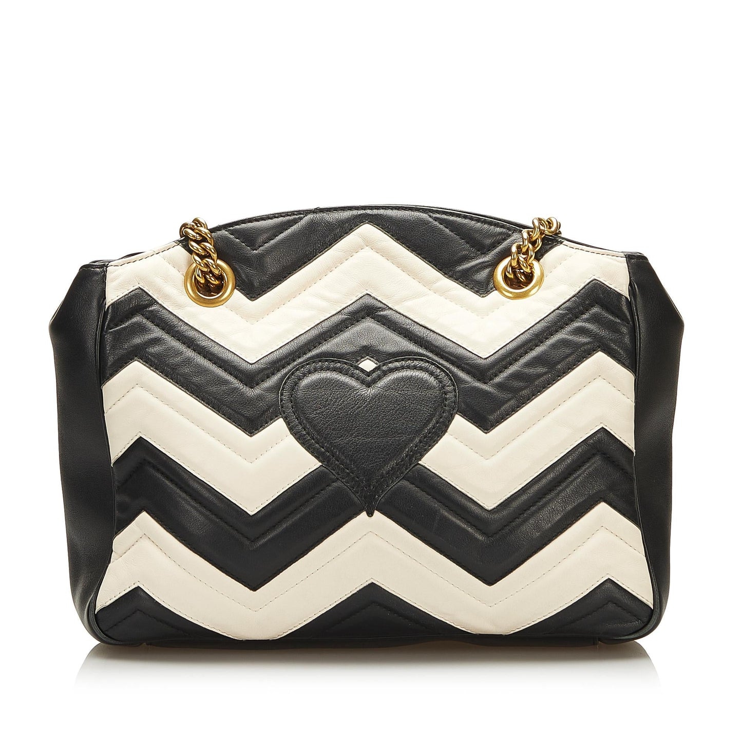 Gucci GG Marmont SHG Matelasse Calf Black Medium Shoulder Bag
