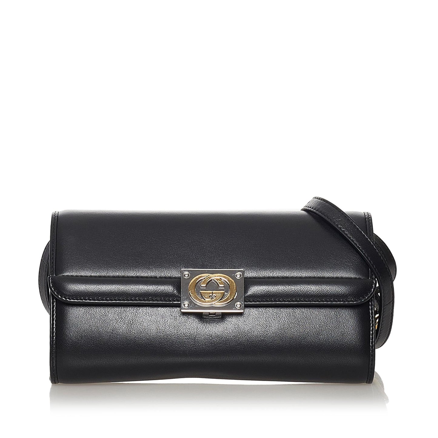 Gucci Matisse Interlocking G SHG Leather Calf Black Shoulder Bag