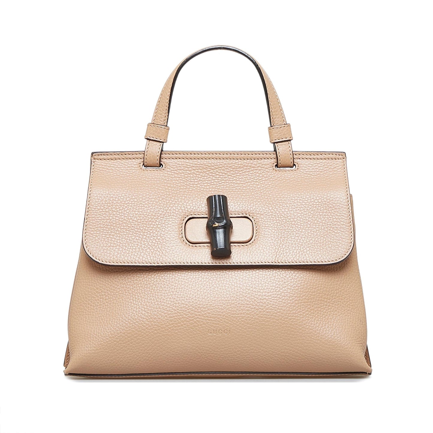 Gucci Bamboo Daily SHG-23G4YV Calf Brown Medium Satchel Bag