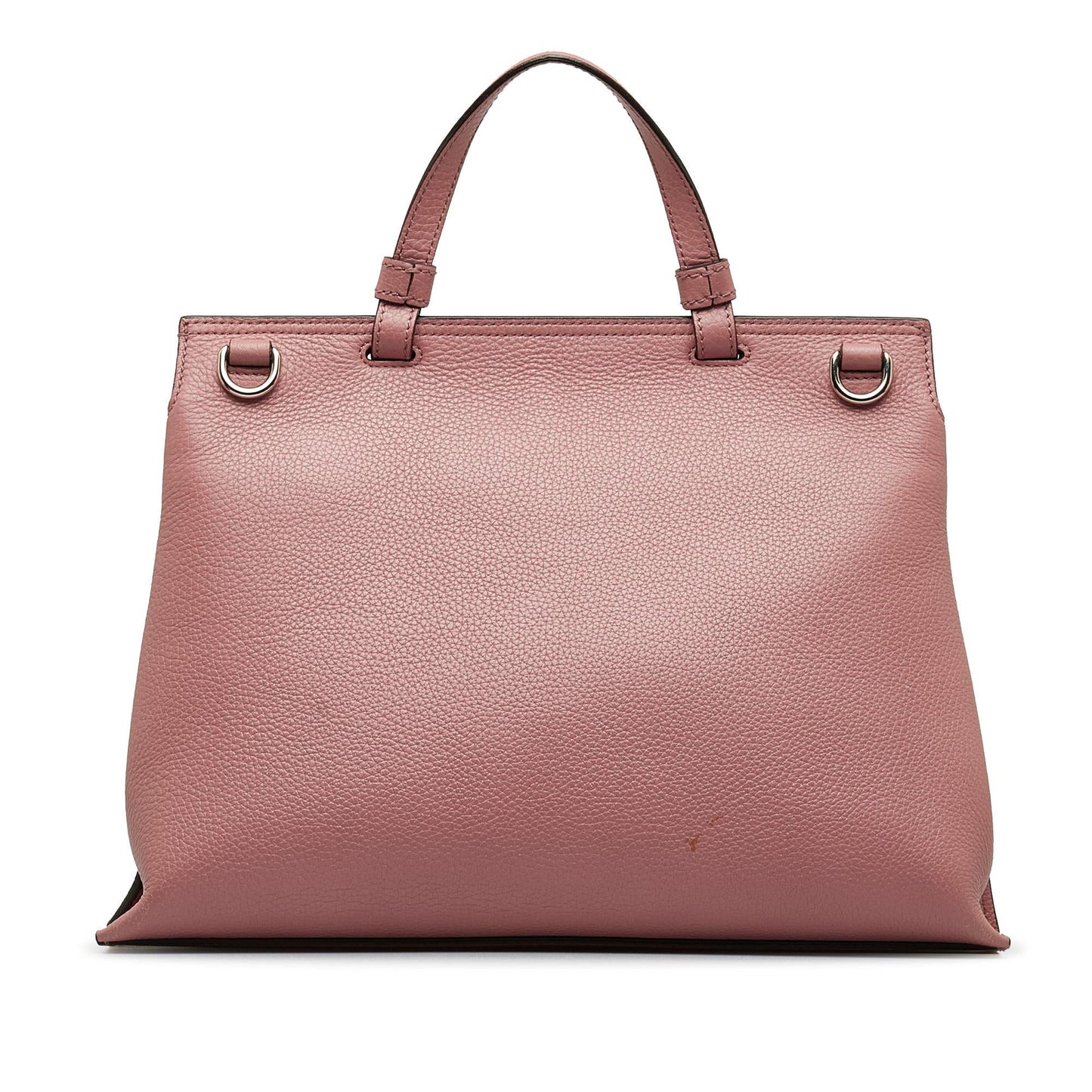 Gucci Bamboo Daily SHG-GGzXfM Calf Pink Medium Satchel Bag
