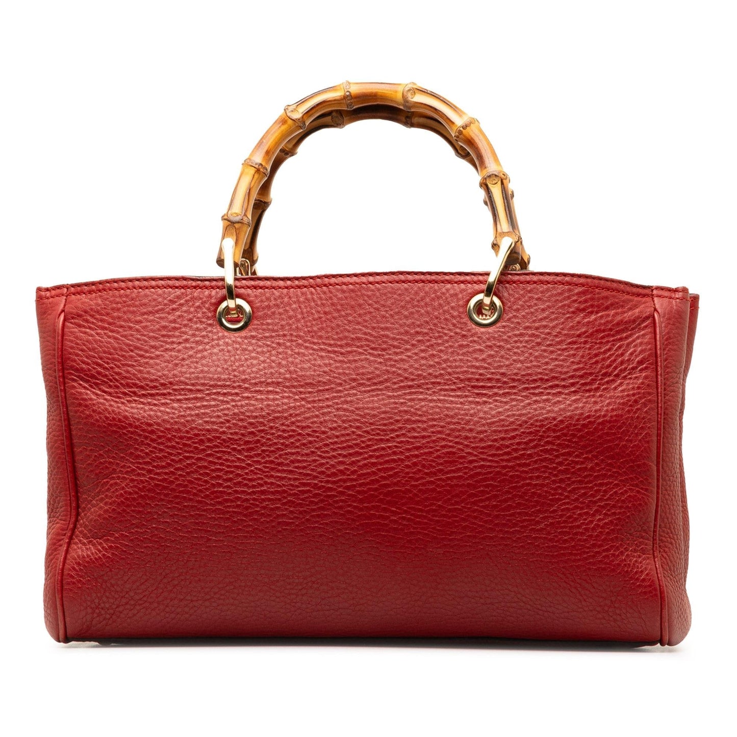 Gucci Bamboo Shopper SHG-6cTX8h Calf Red Medium Satchel Bag