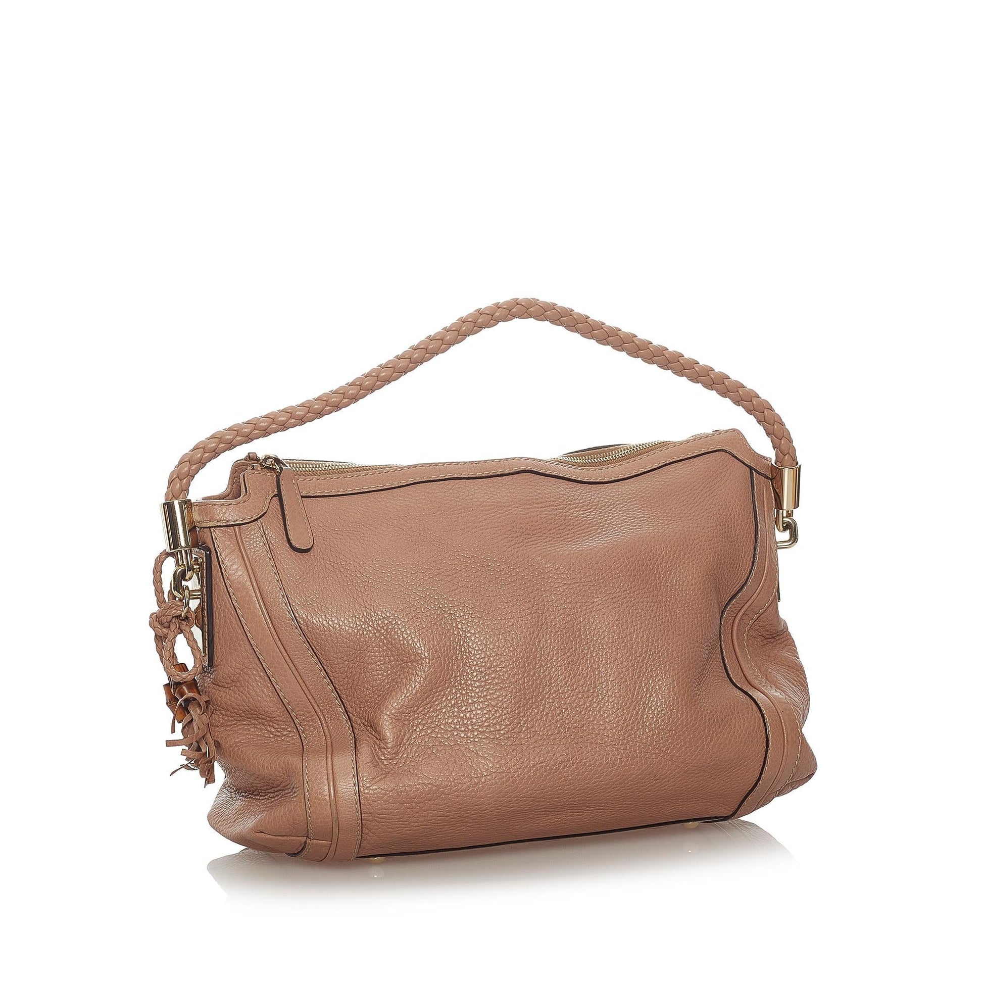 Gucci Bella SHG-OWN4vl Leather Calf Brown Medium Shoulder Bag