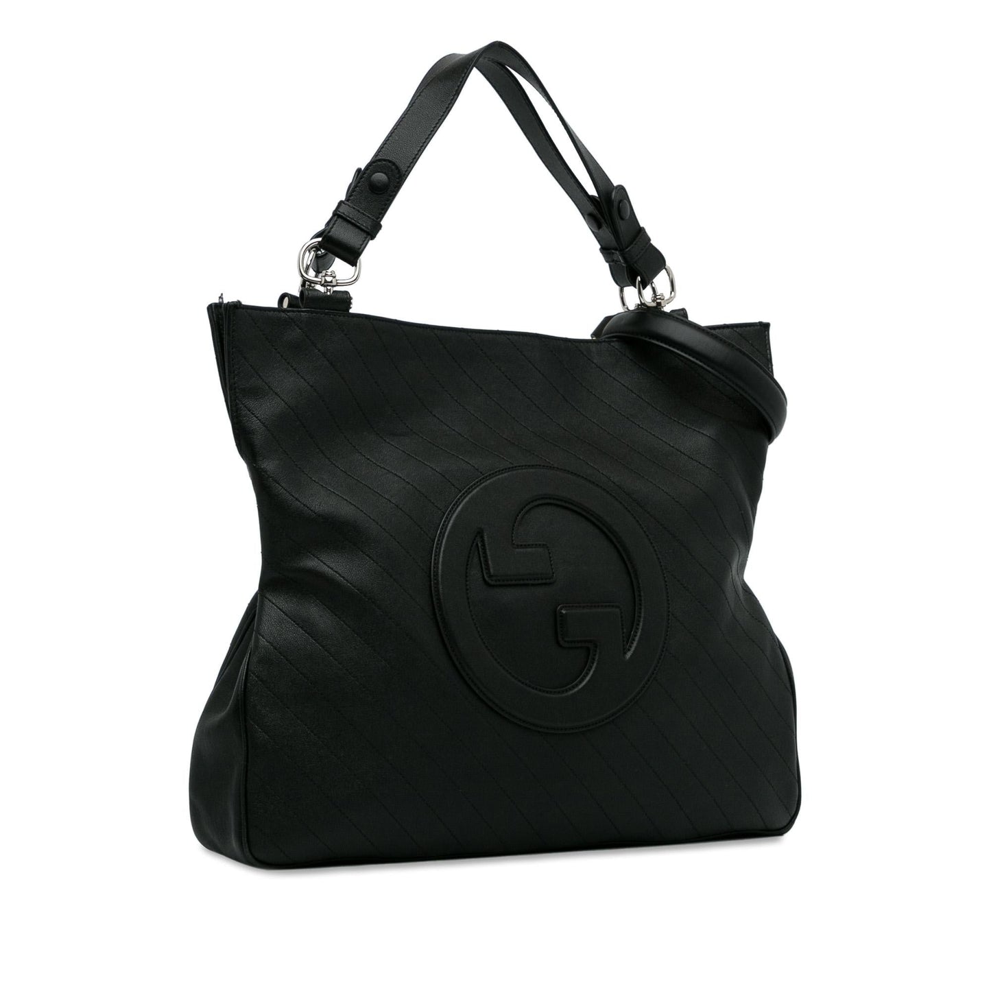 Gucci Blondie Calf Black Medium Satchel Bag