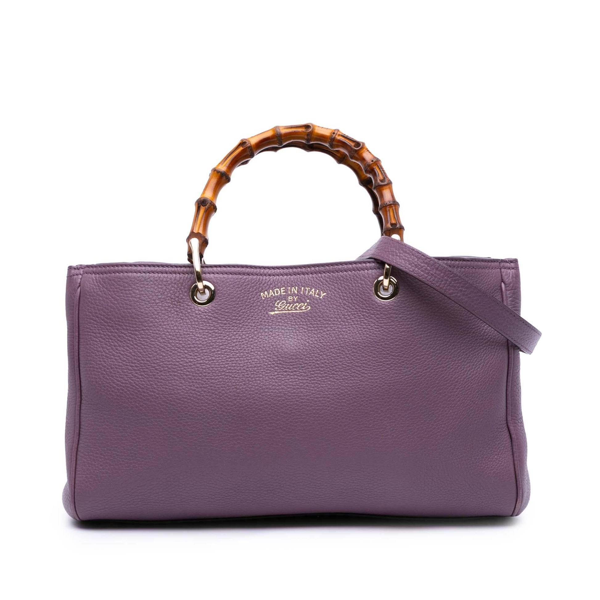 Gucci Bamboo Shopper Calf Calfskin Medium Satchel Bag Satchel 29