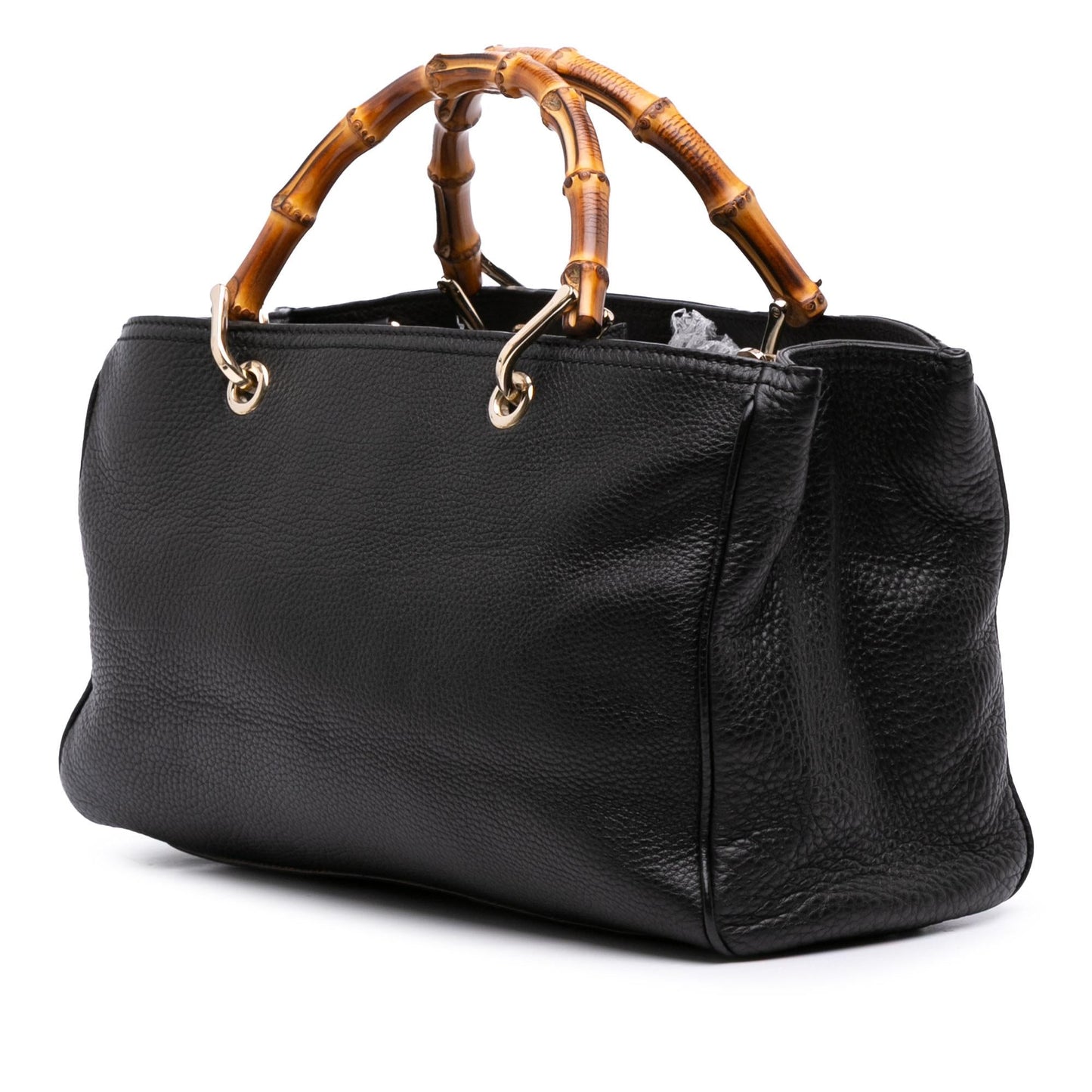 Gucci Bamboo Shopper Calfskin Medium Tote Bag Satchel 42
