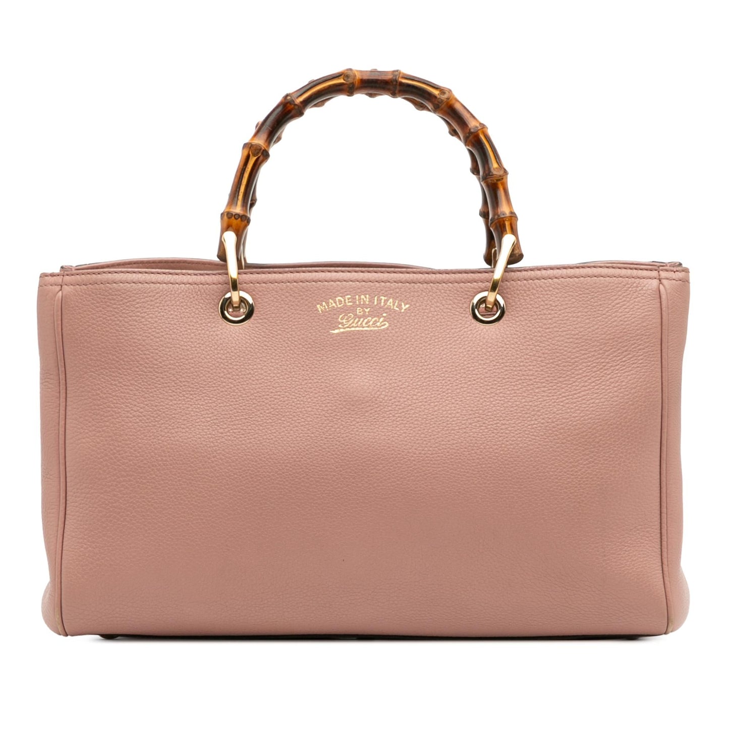 Gucci Bamboo Shopper Calfskin Medium Tote Bag Satchel 43