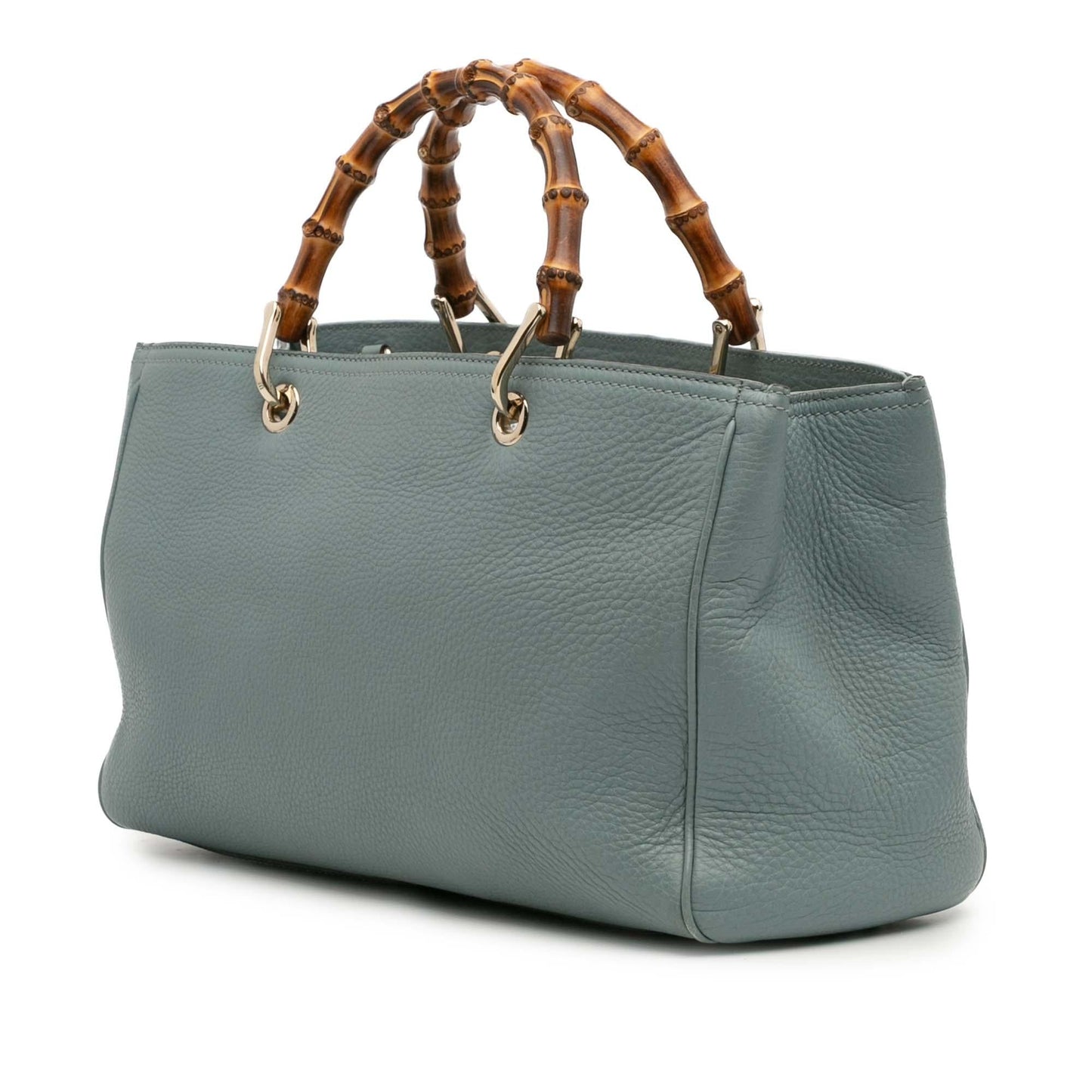 Gucci Bamboo Shopper Calfskin Medium Tote Bag Satchel 46
