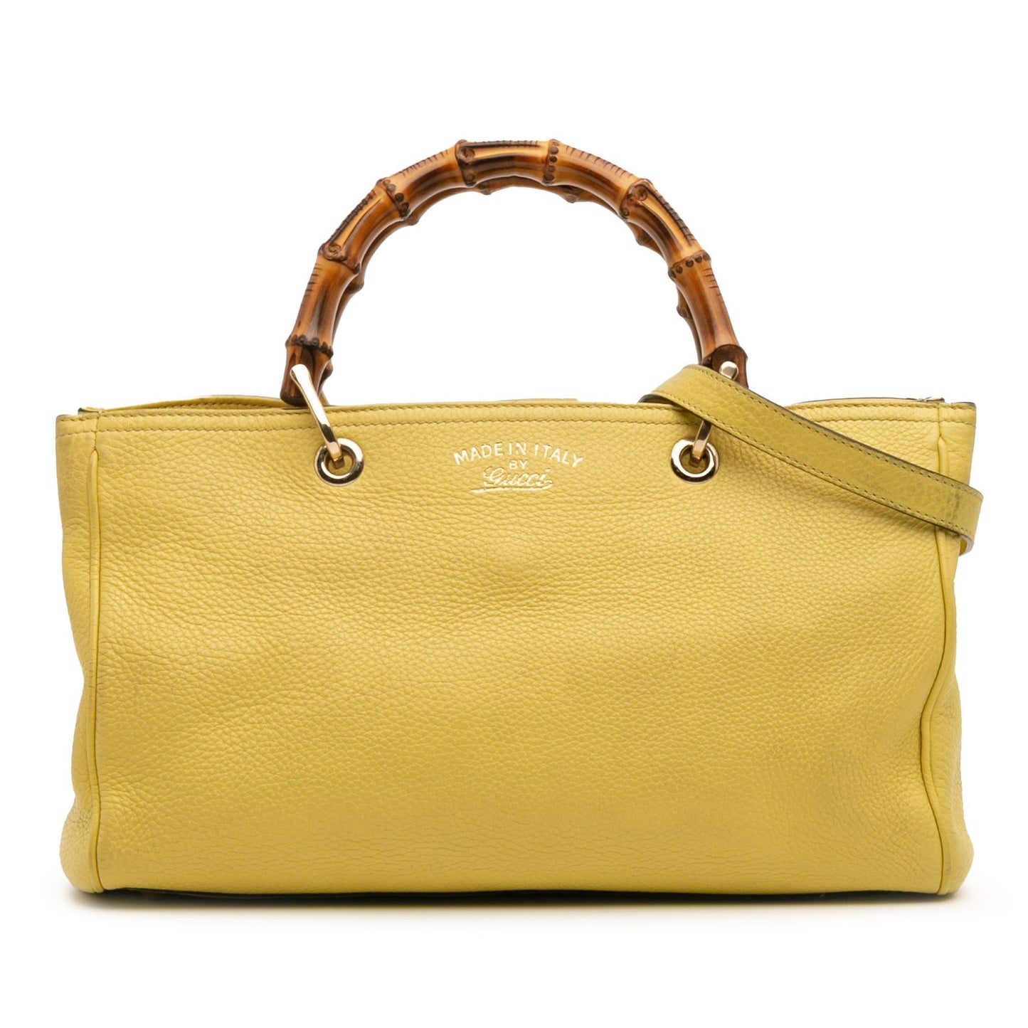 Gucci Bamboo Shopper Calfskin Medium Tote Bag Satchel 47