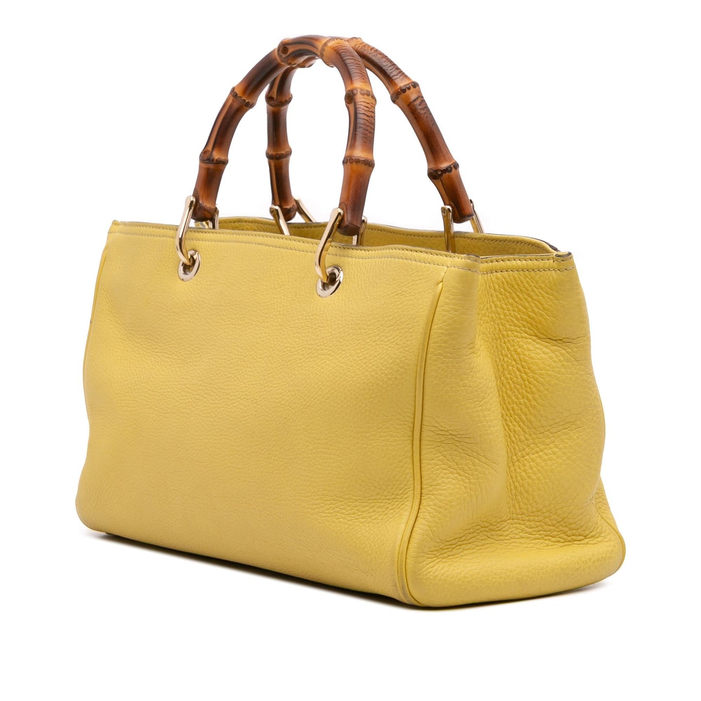 Gucci Bamboo Shopper Calfskin Medium Tote Bag Satchel 51