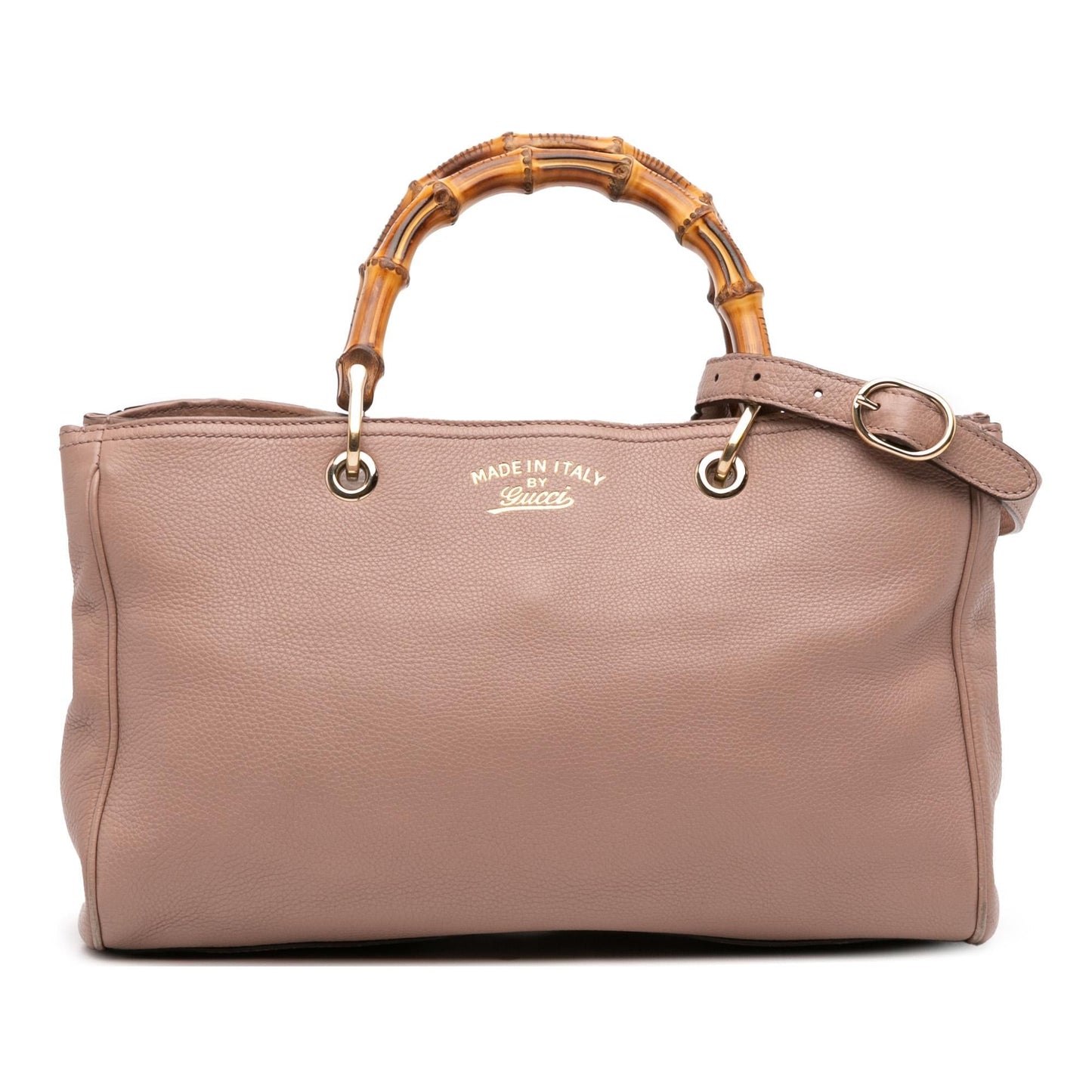 Gucci Bamboo Shopper Calfskin Medium Tote Bag Satchel 53