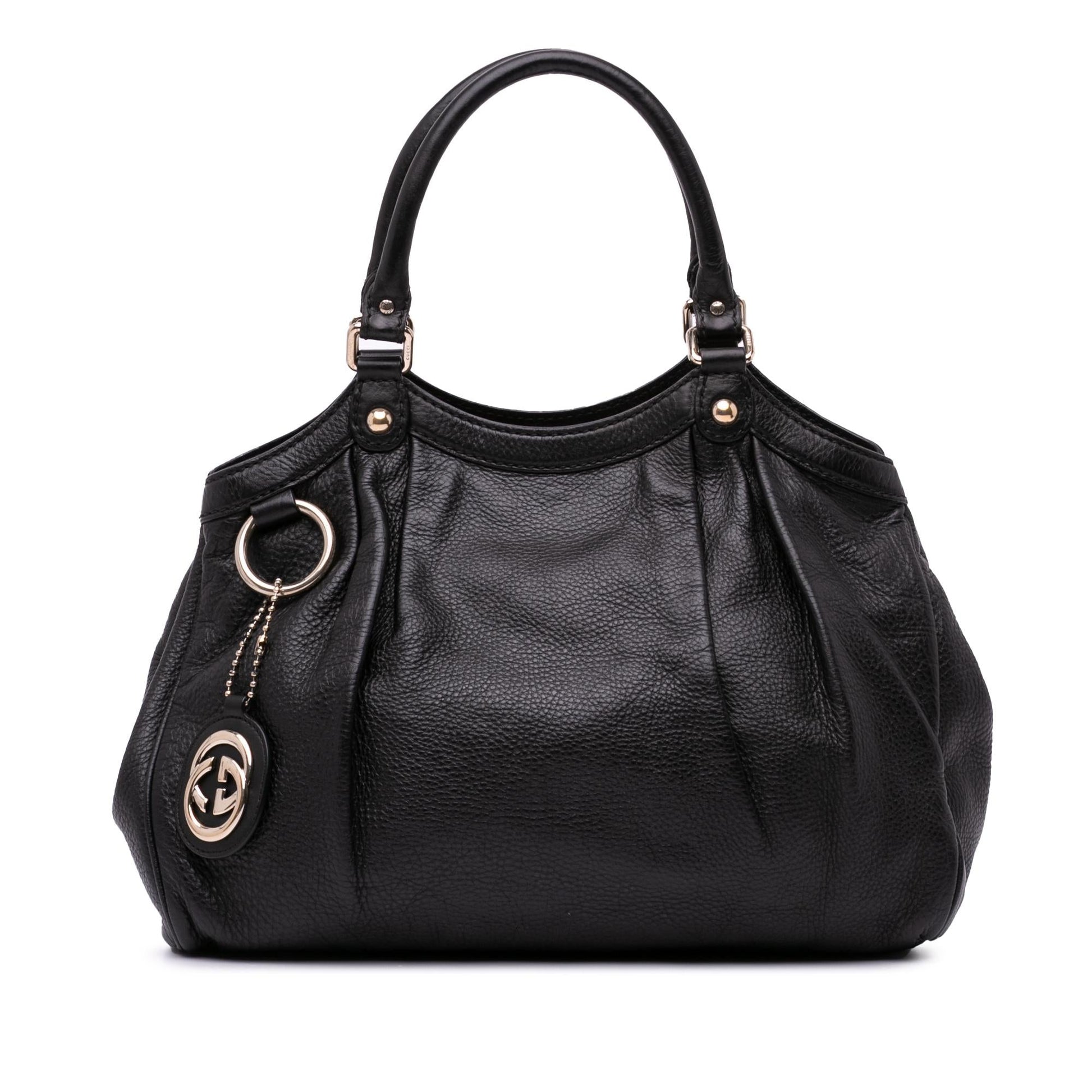Gucci Sukey Calf Calfskin Black Medium Tote Bag