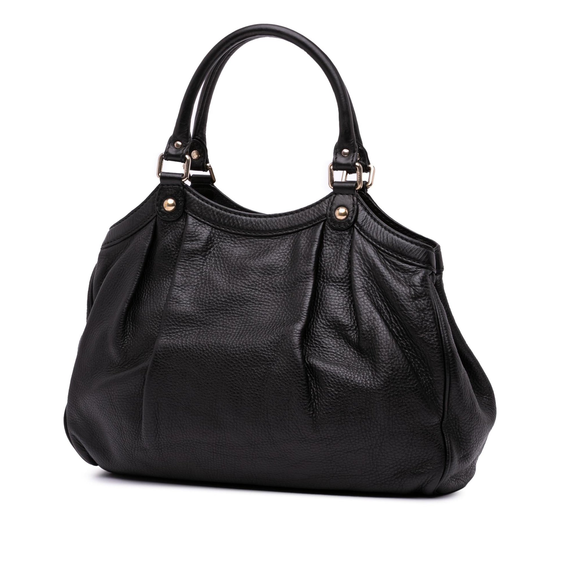 Gucci Sukey Calf Calfskin Black Medium Tote Bag