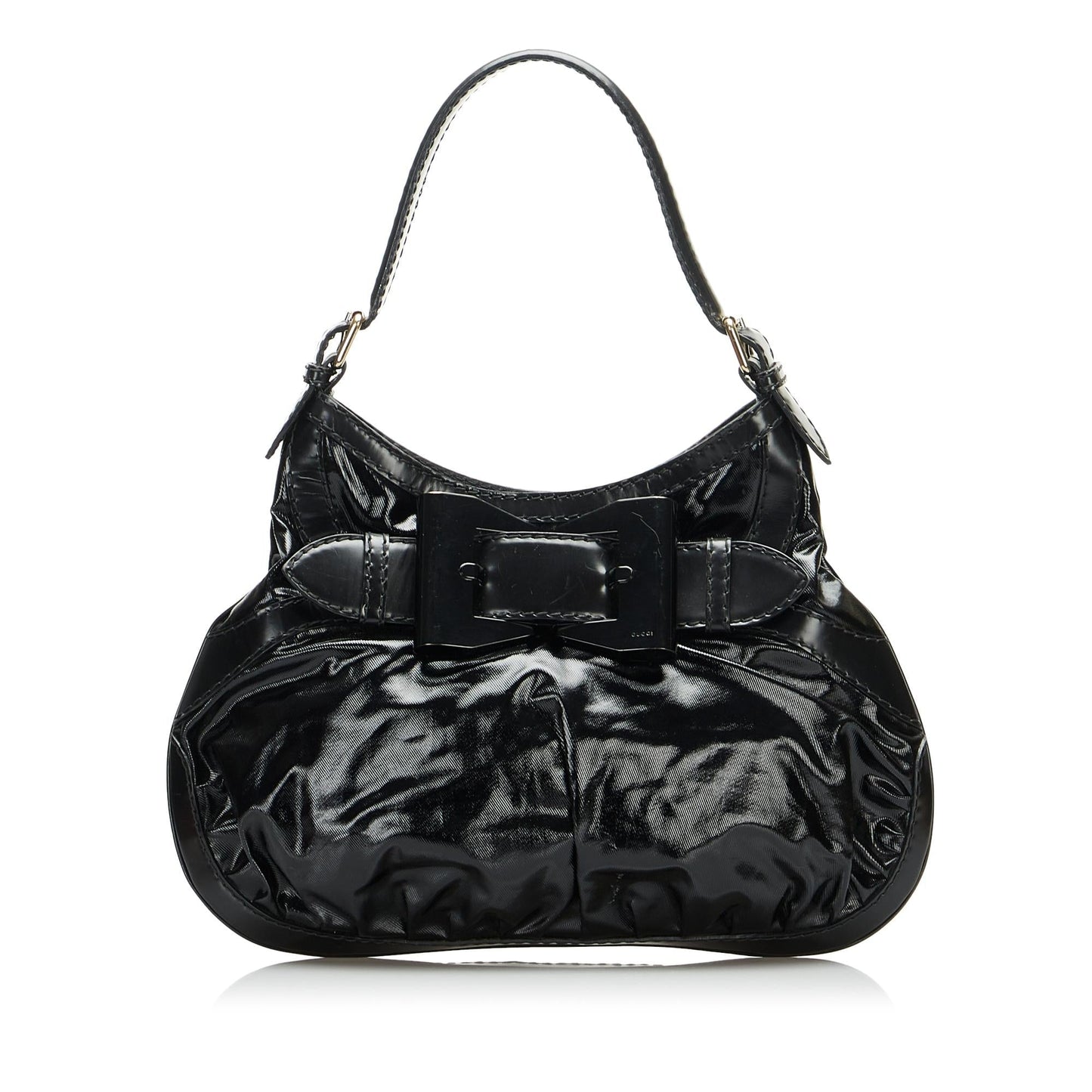 Gucci Dialux Queen SHG-CKgNIL Canvas Black Medium Shoulder Bag