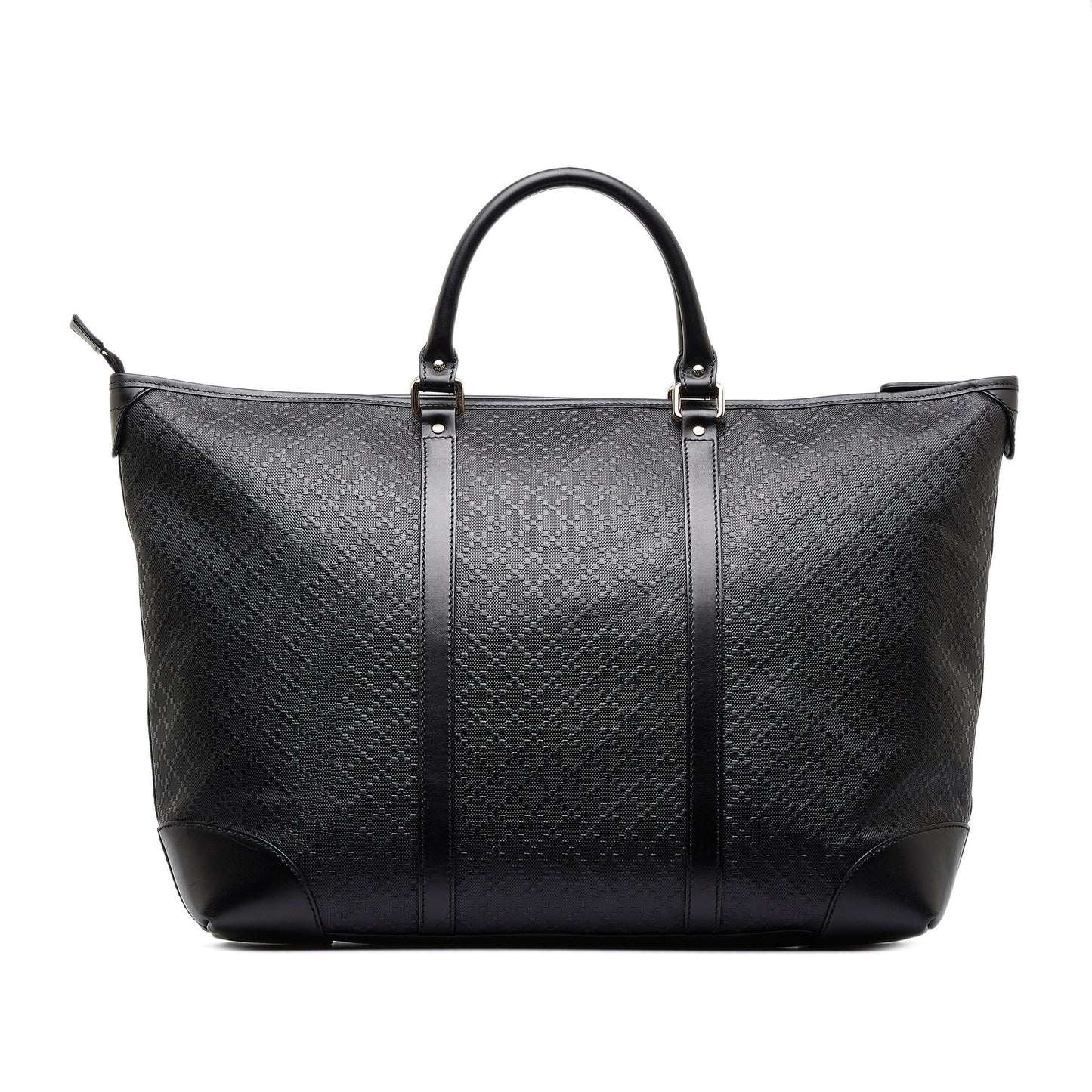 Gucci Diamante SHG-MF70Q4 Canvas Black Medium Tote Bag