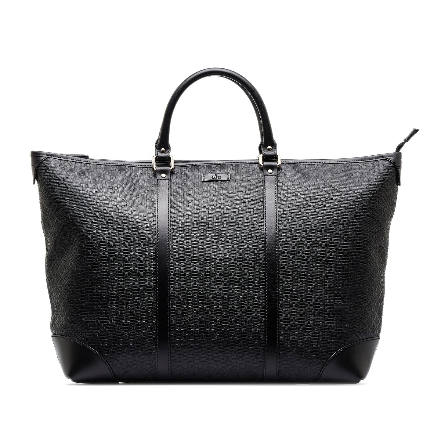 Gucci Diamante SHG-MF70Q4 Canvas Black Medium Tote Bag