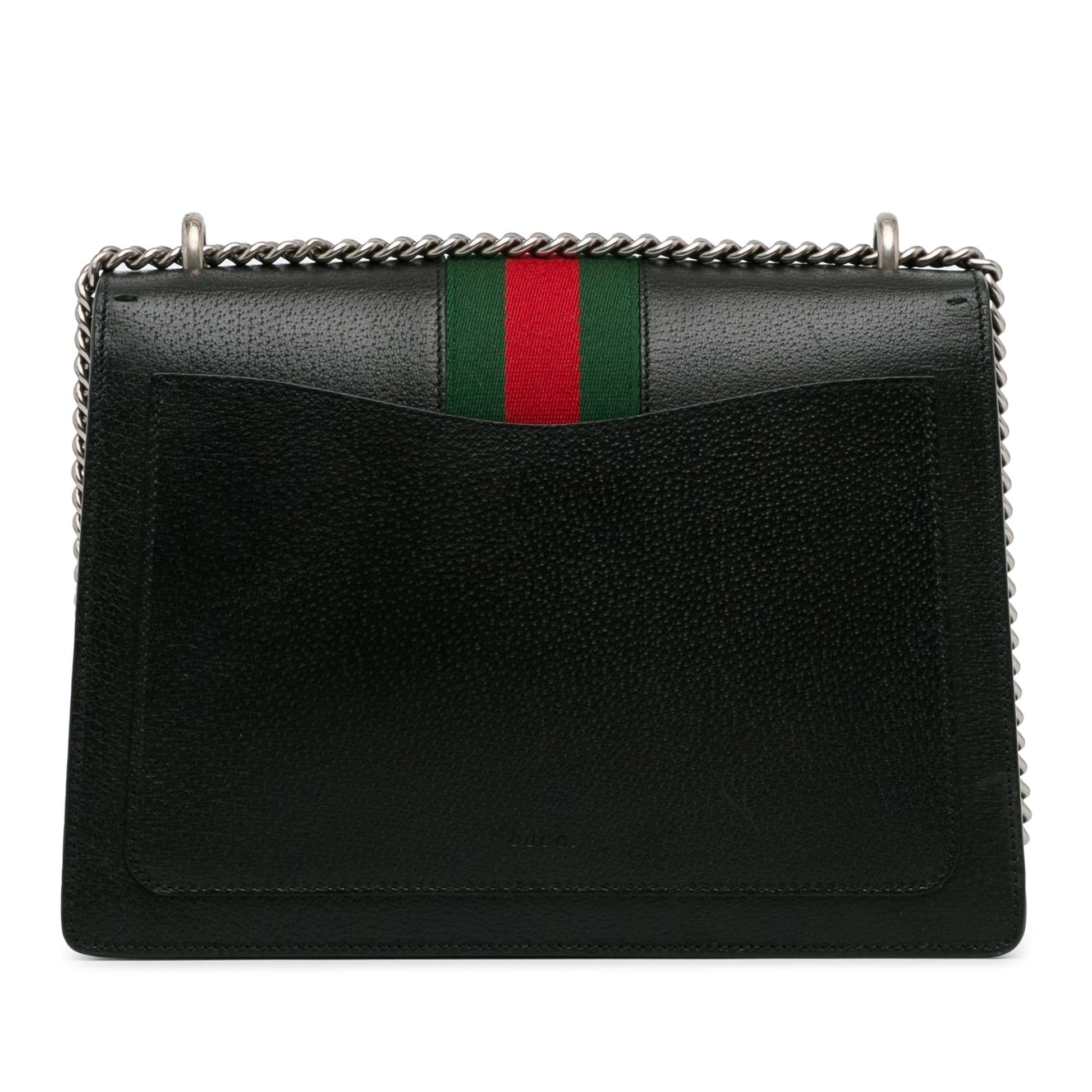 Gucci Dionysus Web SHG-E9zU0Z Calf Black Medium Shoulder Bag