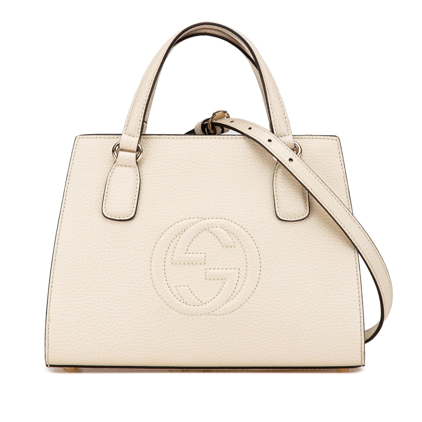 Gucci Dollar Soho Calf White Medium Satchel Bag Satchel 1