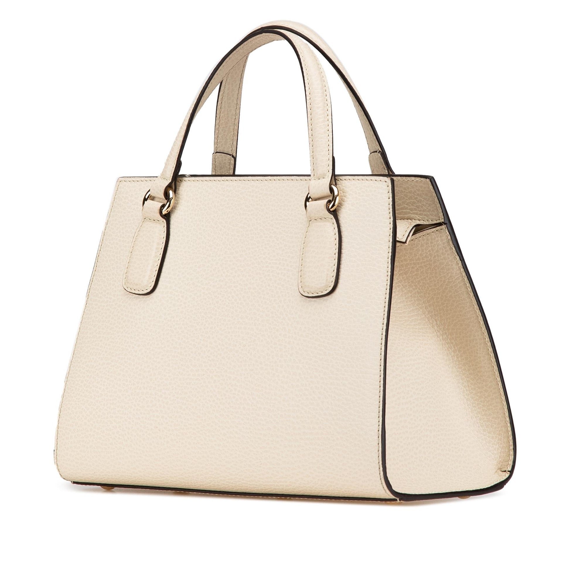 Gucci Dollar Soho Calf White Medium Satchel Bag Satchel 1