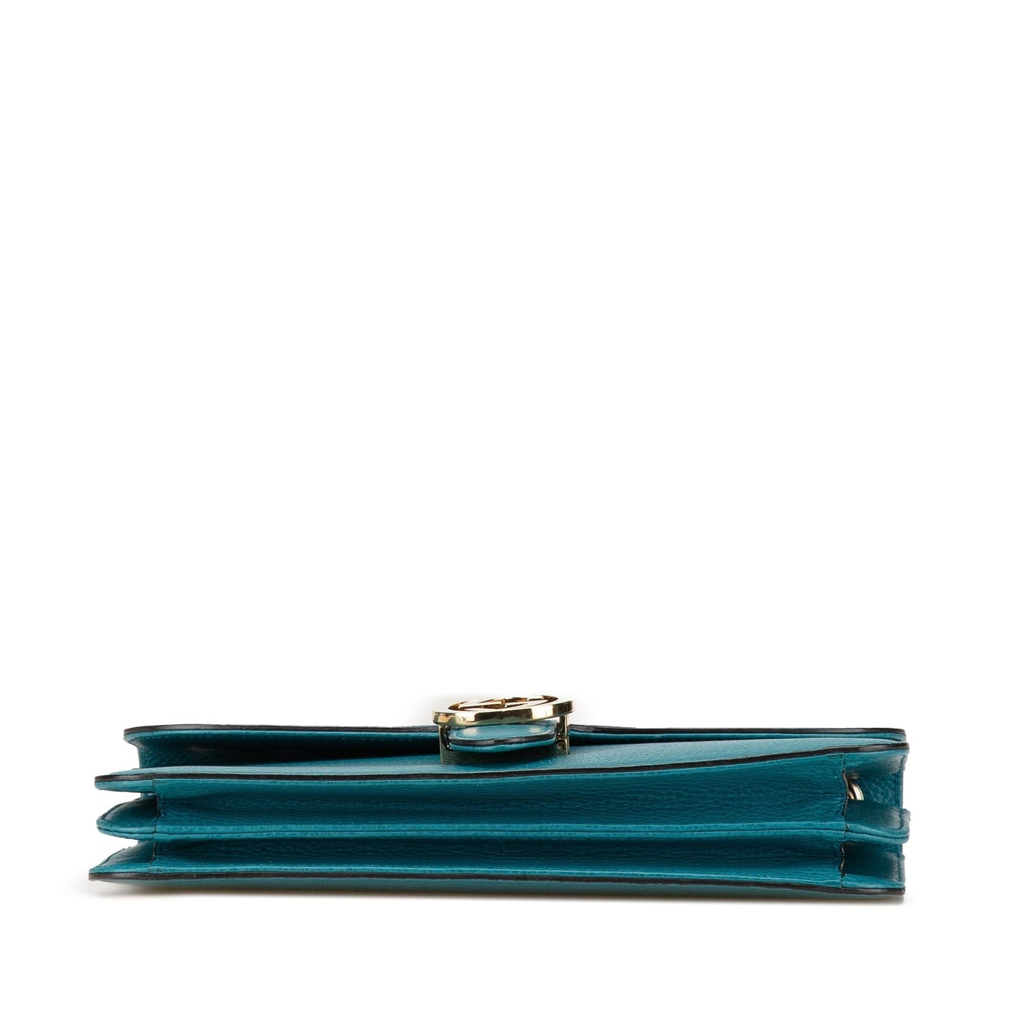 Gucci Dollar Interlocking G Calf Calfskin Blue Medium Crossbody Bag