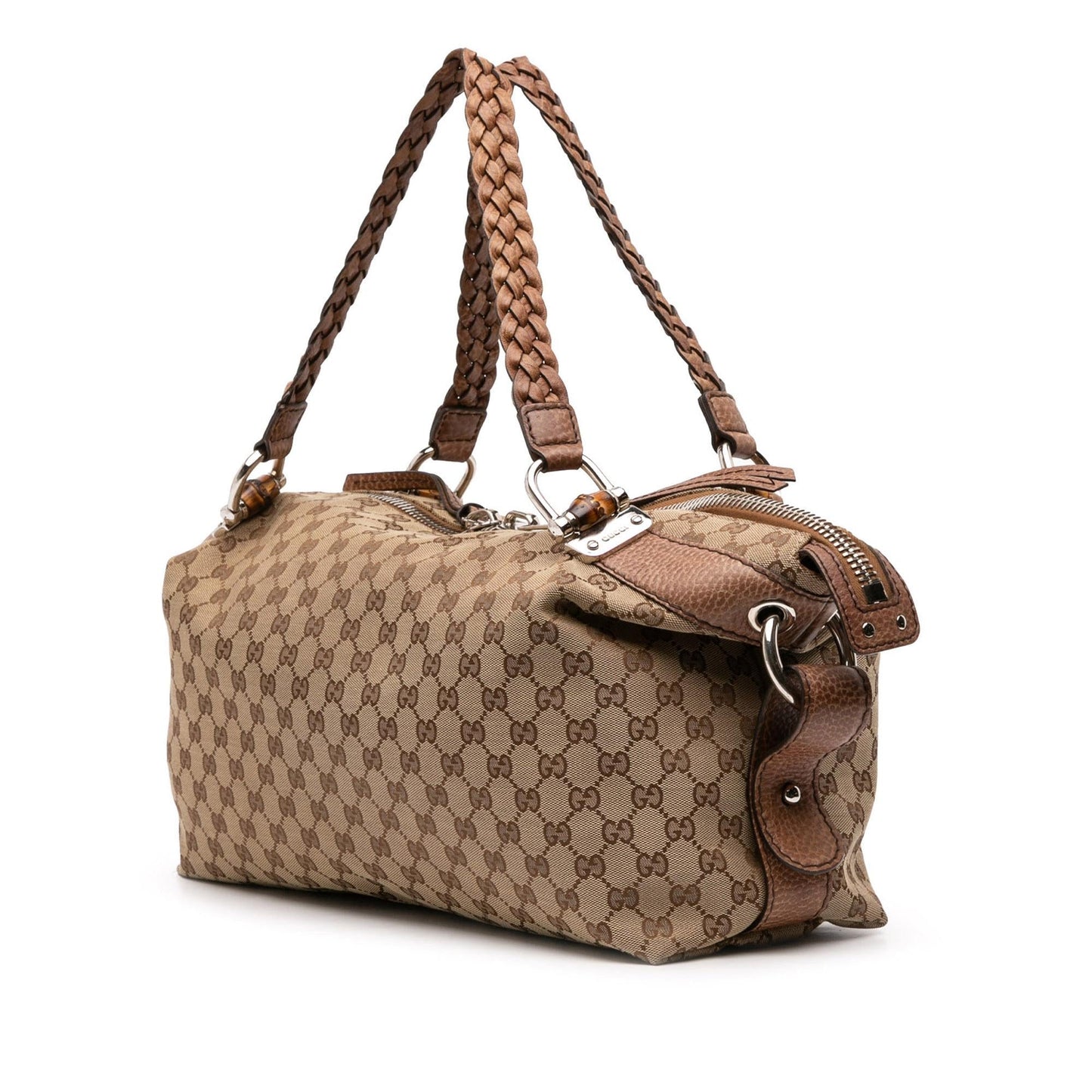Gucci GG Bamboo Bar Canvas Medium Tote Bag