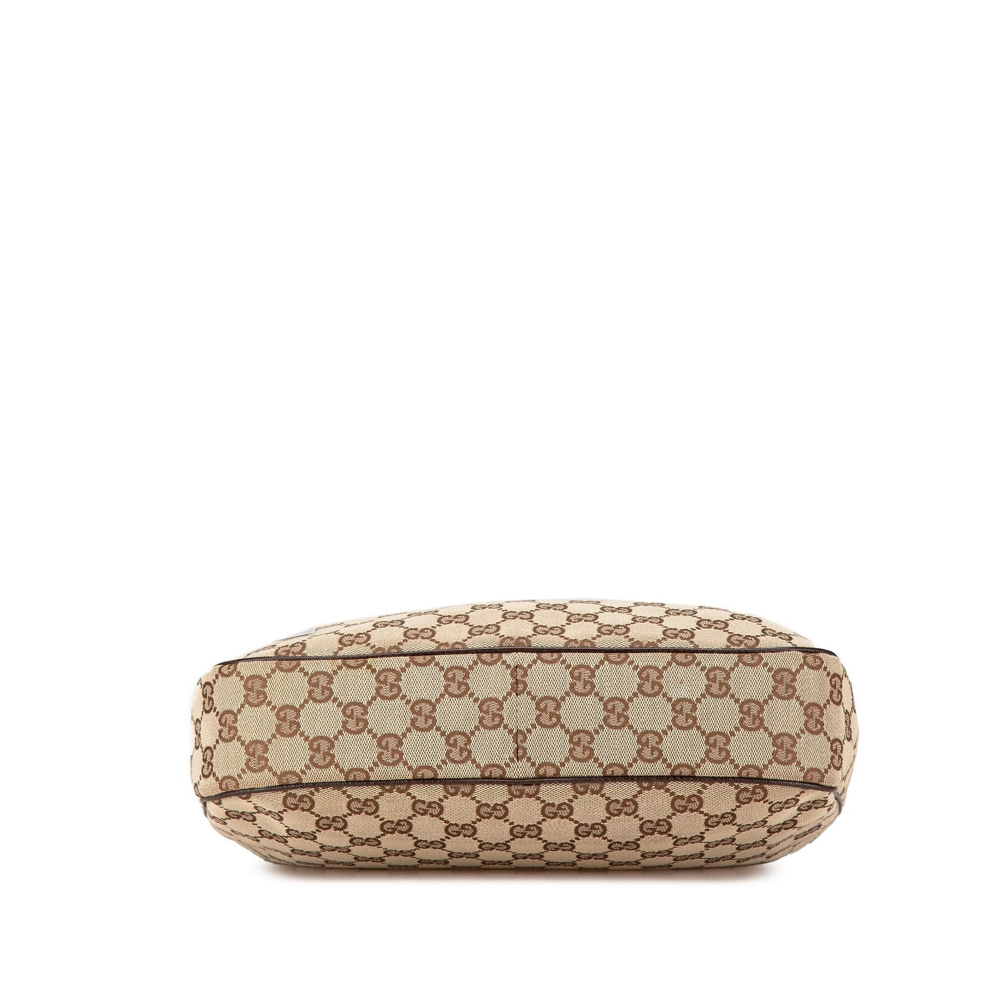 Gucci GG Pop Canvas Calf Brown Medium Shoulder Bag