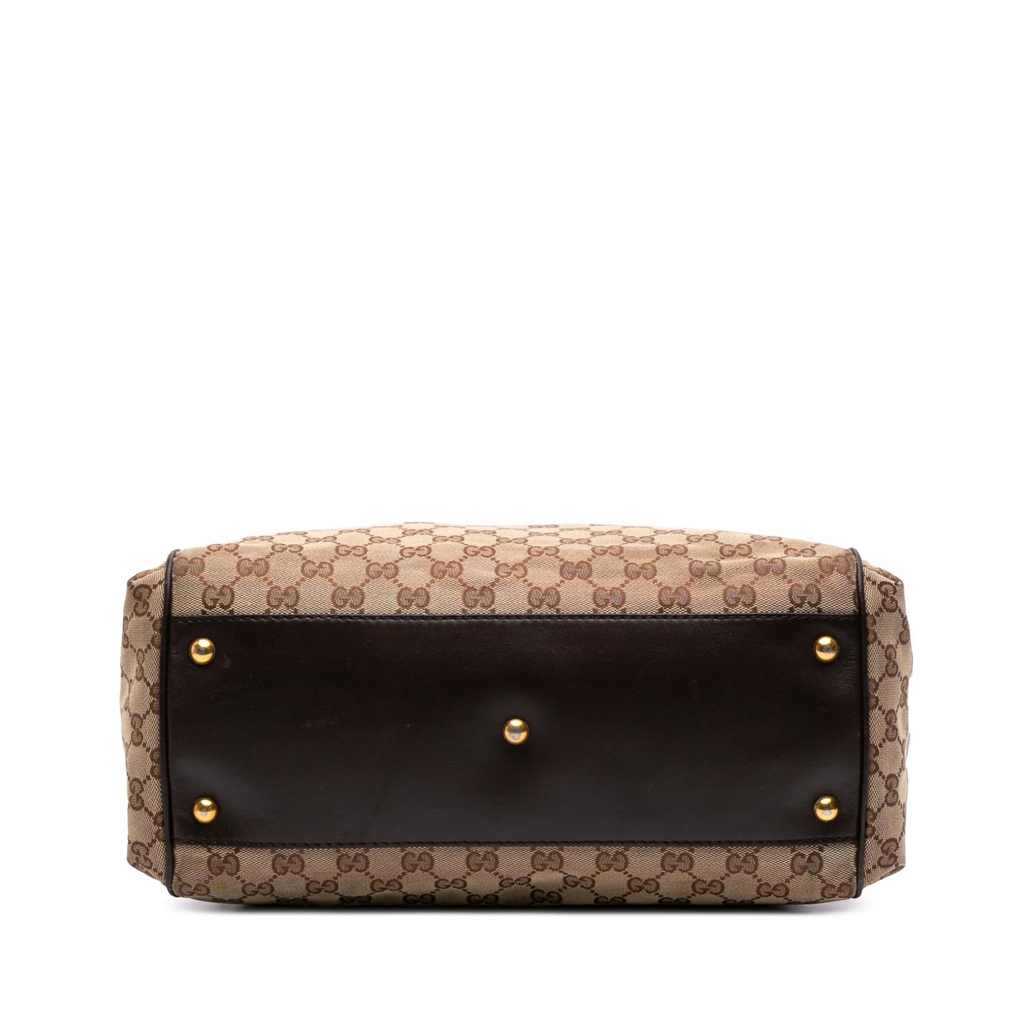 Gucci GG Scarlett Canvas Calf Brown Medium Satchel Bag Satchel 1