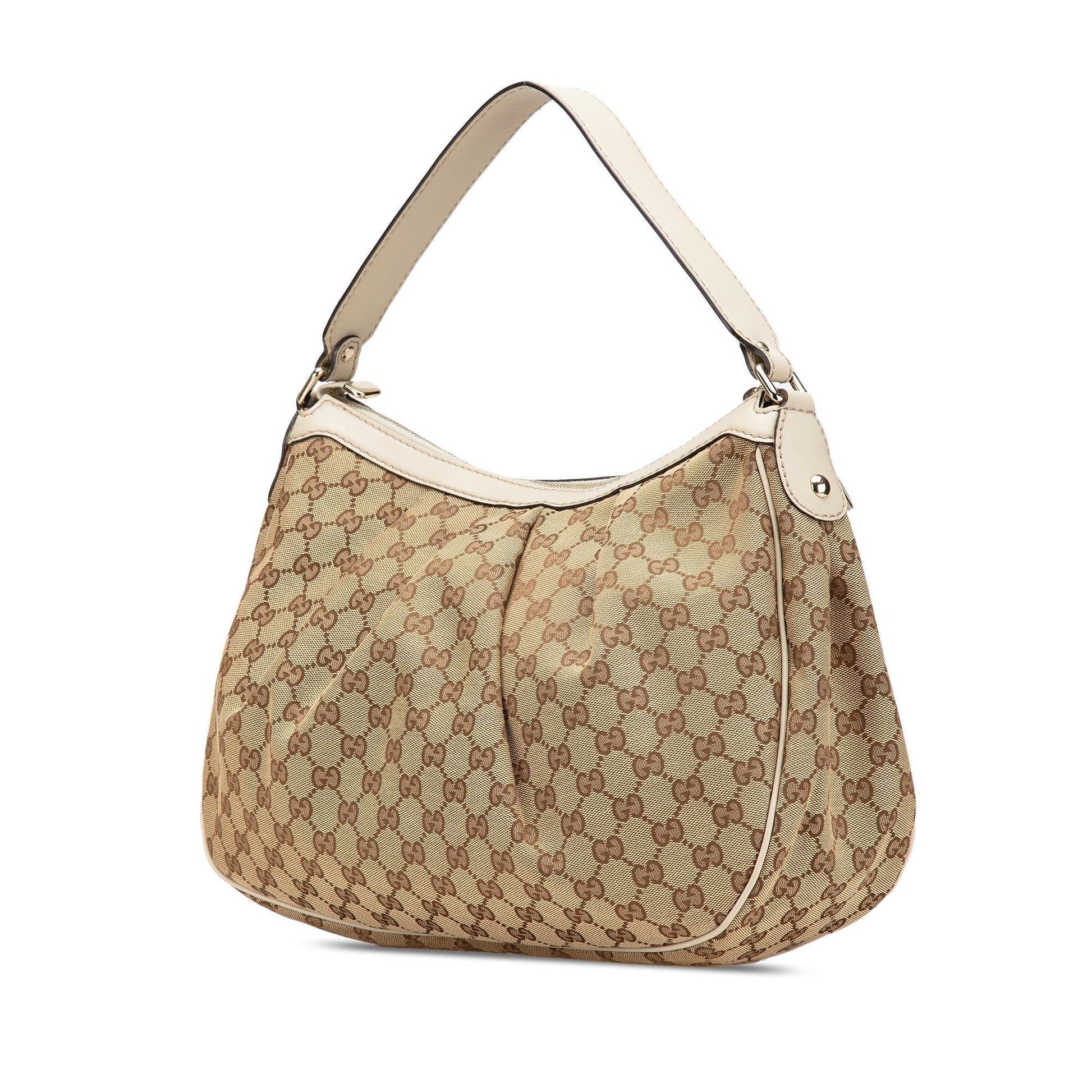 Gucci GG Sukey Canvas Brown Medium Shoulder Bag