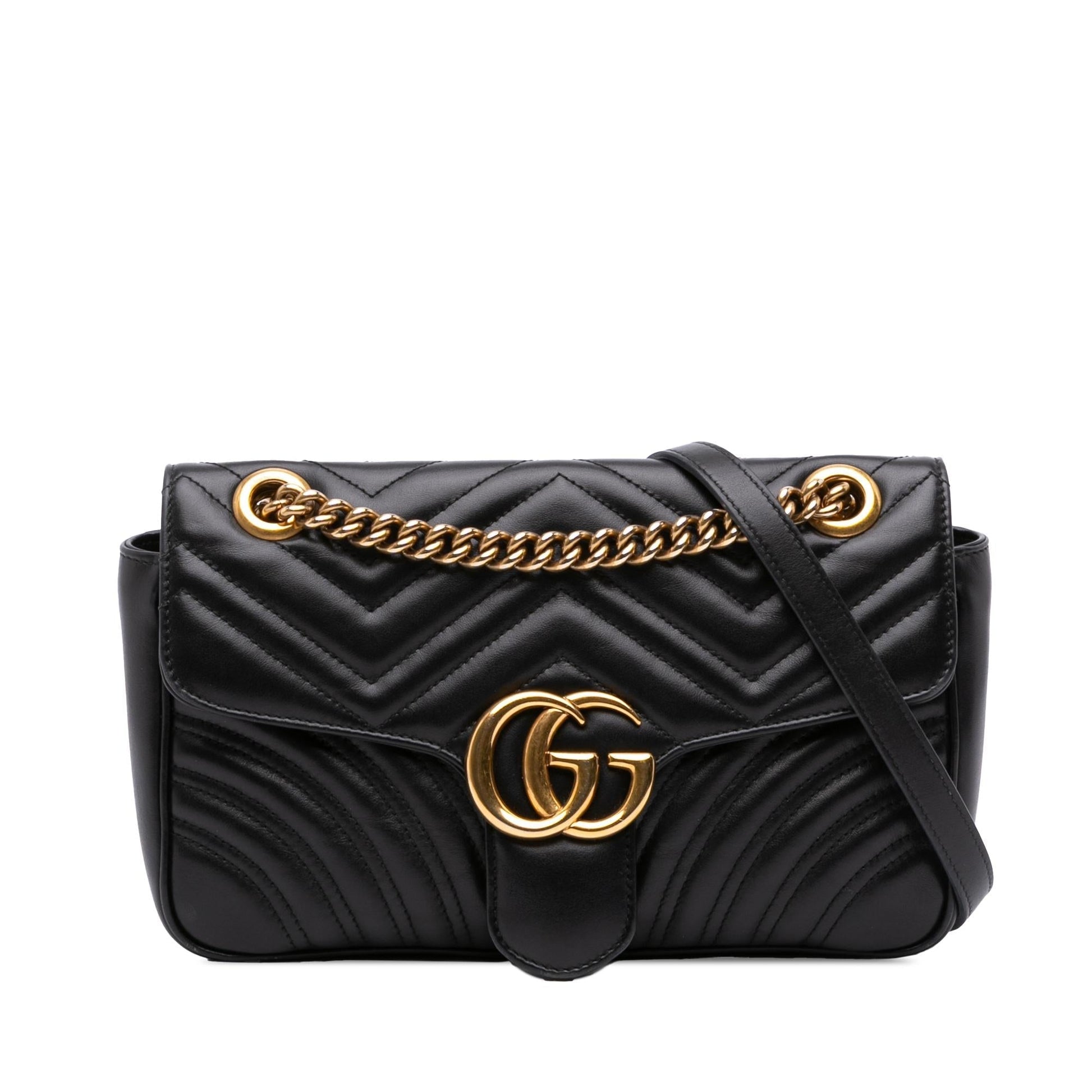 Gucci GG Marmont Matelasse Leather Medium Shoulder Bag