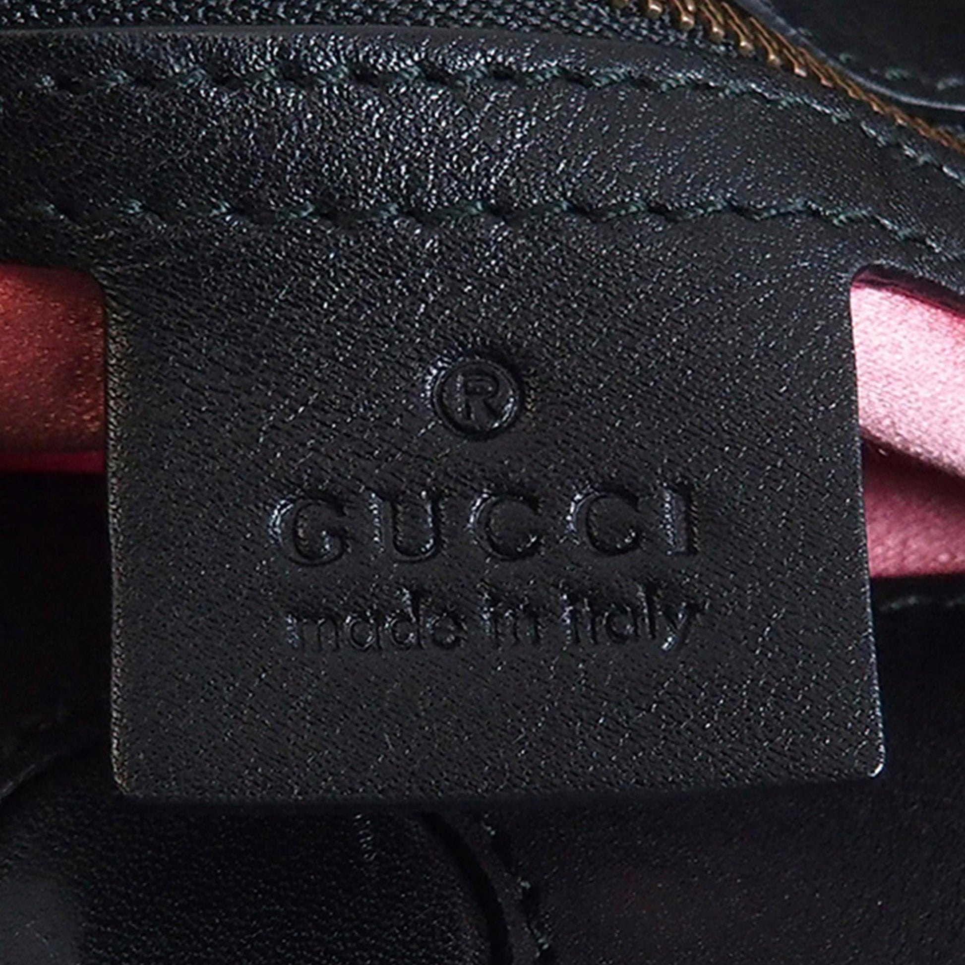 Gucci GG Marmont SHG Calf Black Medium Shoulder Bag