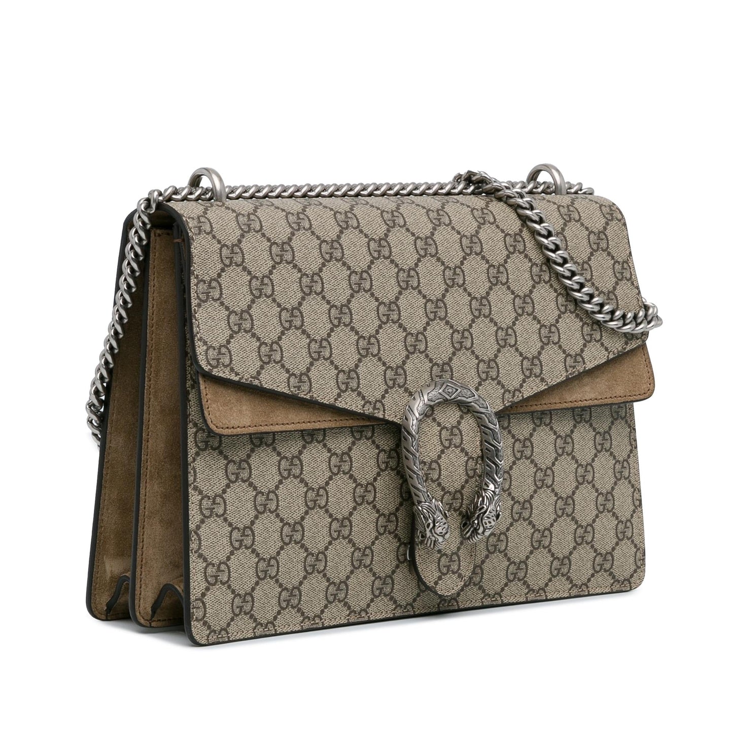 Gucci GG Supreme Dionysus SHG-BFHlBj Canvas Brown Medium Shoulder Bag