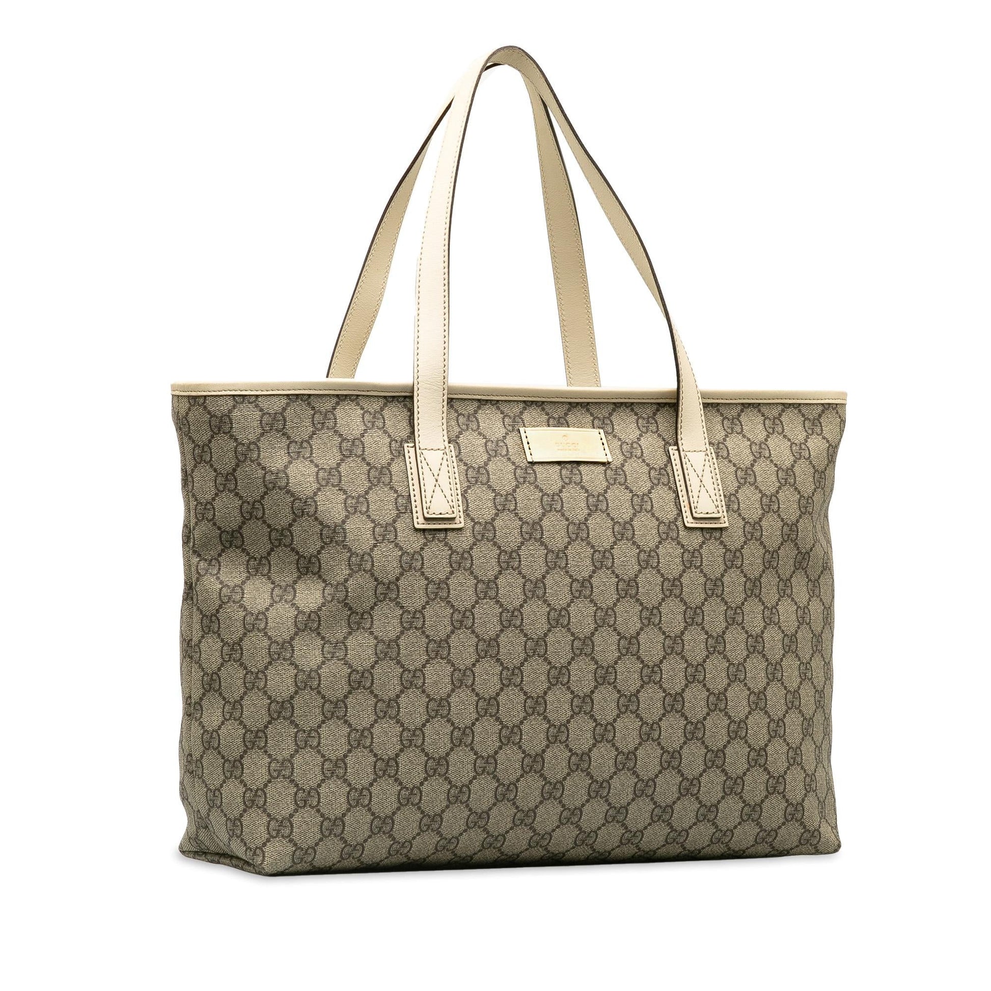 Gucci GG Supreme Joy SHG-jy1Z5D Canvas Brown Medium Tote Bag