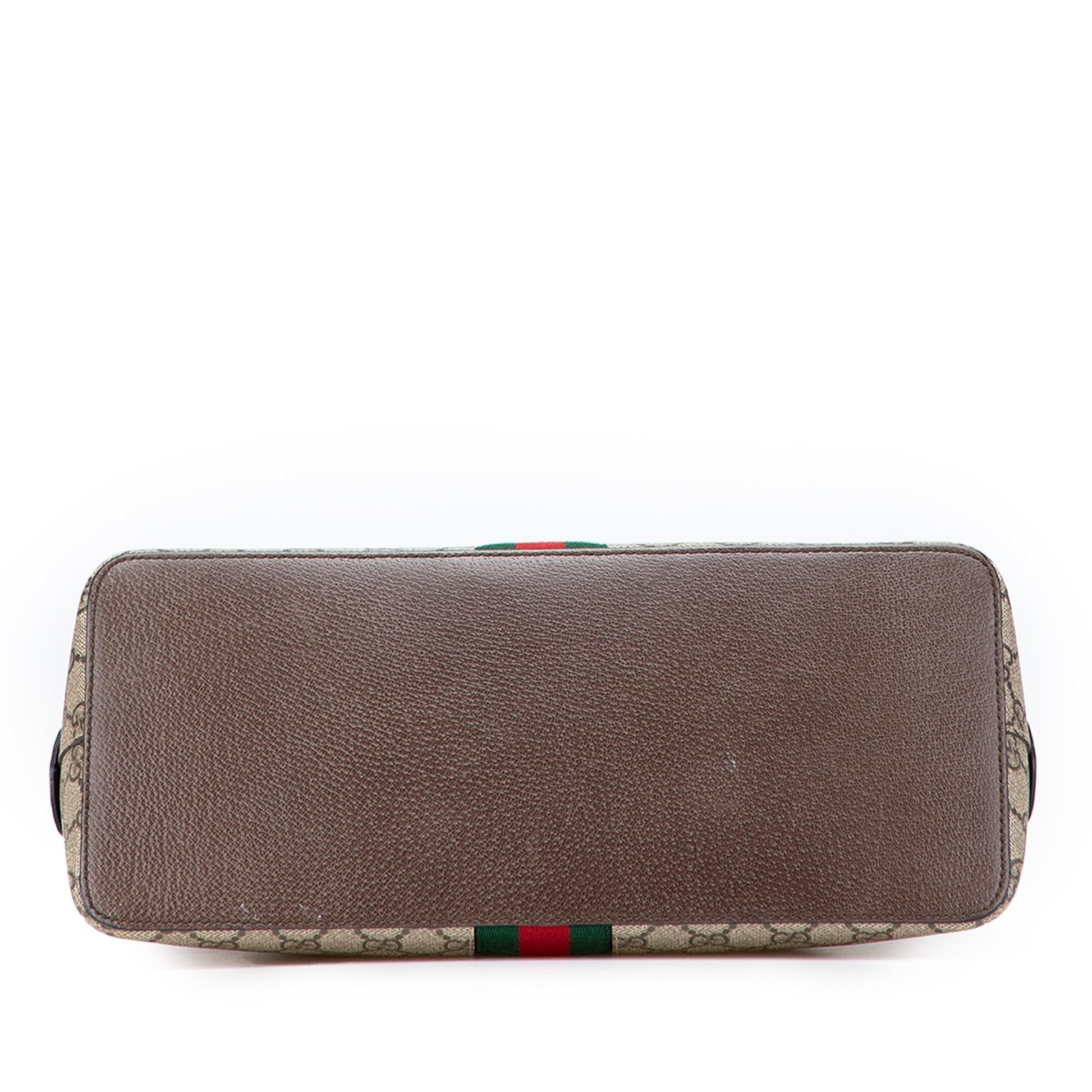 Gucci GG Supreme Ophidia Web Medium Travel Bag