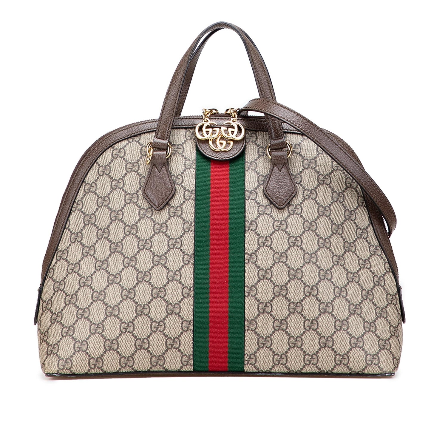 Gucci GG Supreme Ophidia Web Medium Travel Bag
