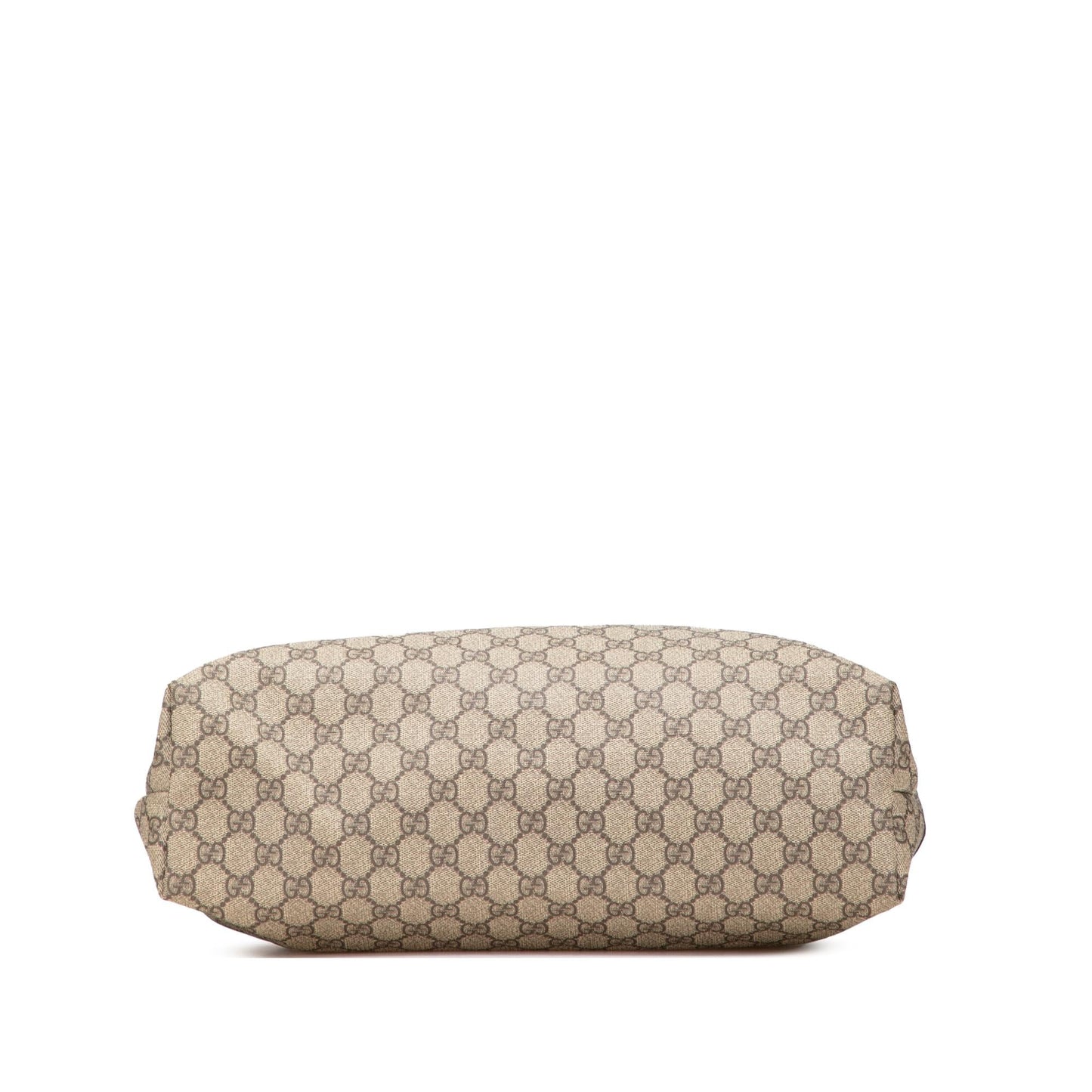 Gucci GG Supreme Web Loop Canvas Brown Medium Tote Bag Loop Tote