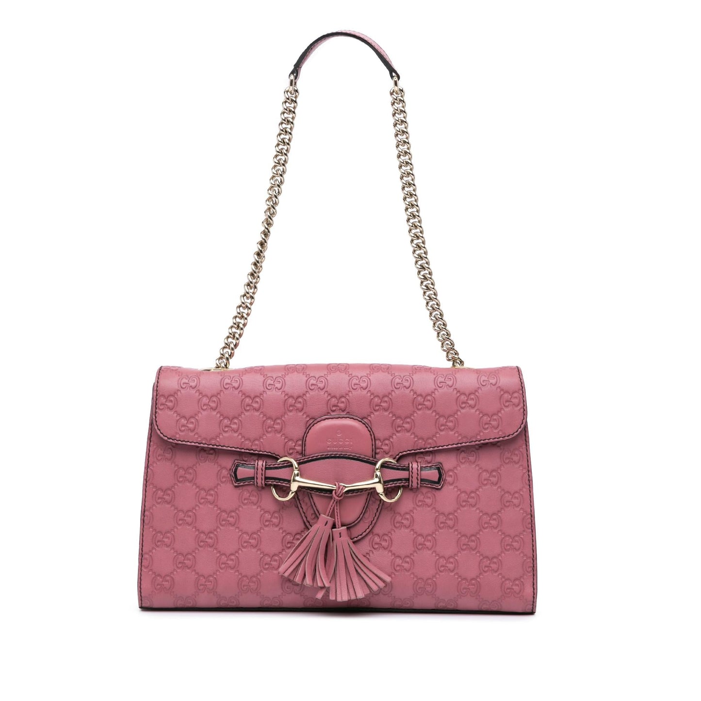 Gucci Guccissima Emily Calf Pink Medium Shoulder Bag Bag 1
